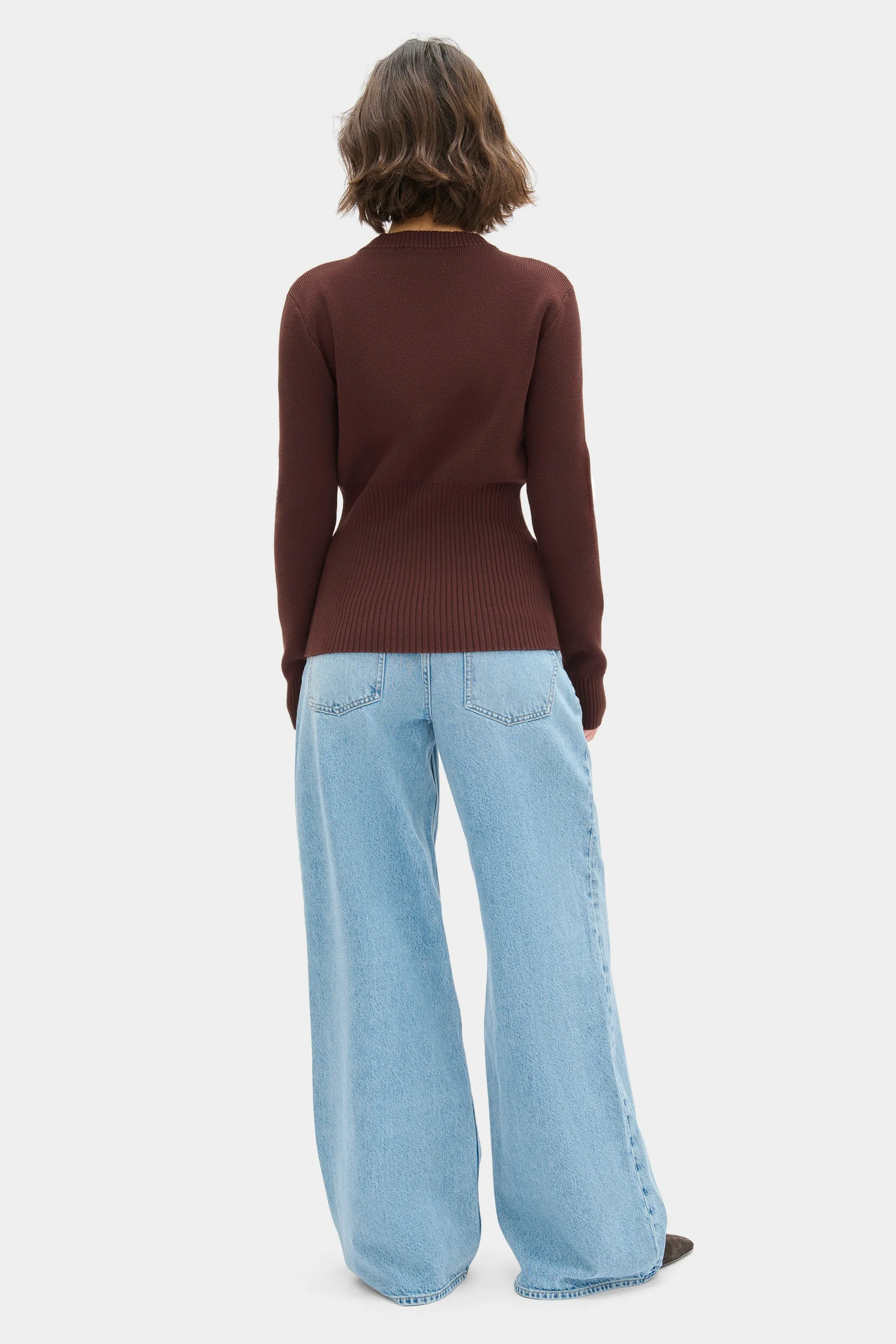 Ruby Ribbed Knitted Cardigan sold by Aligne product image thumbnail 4