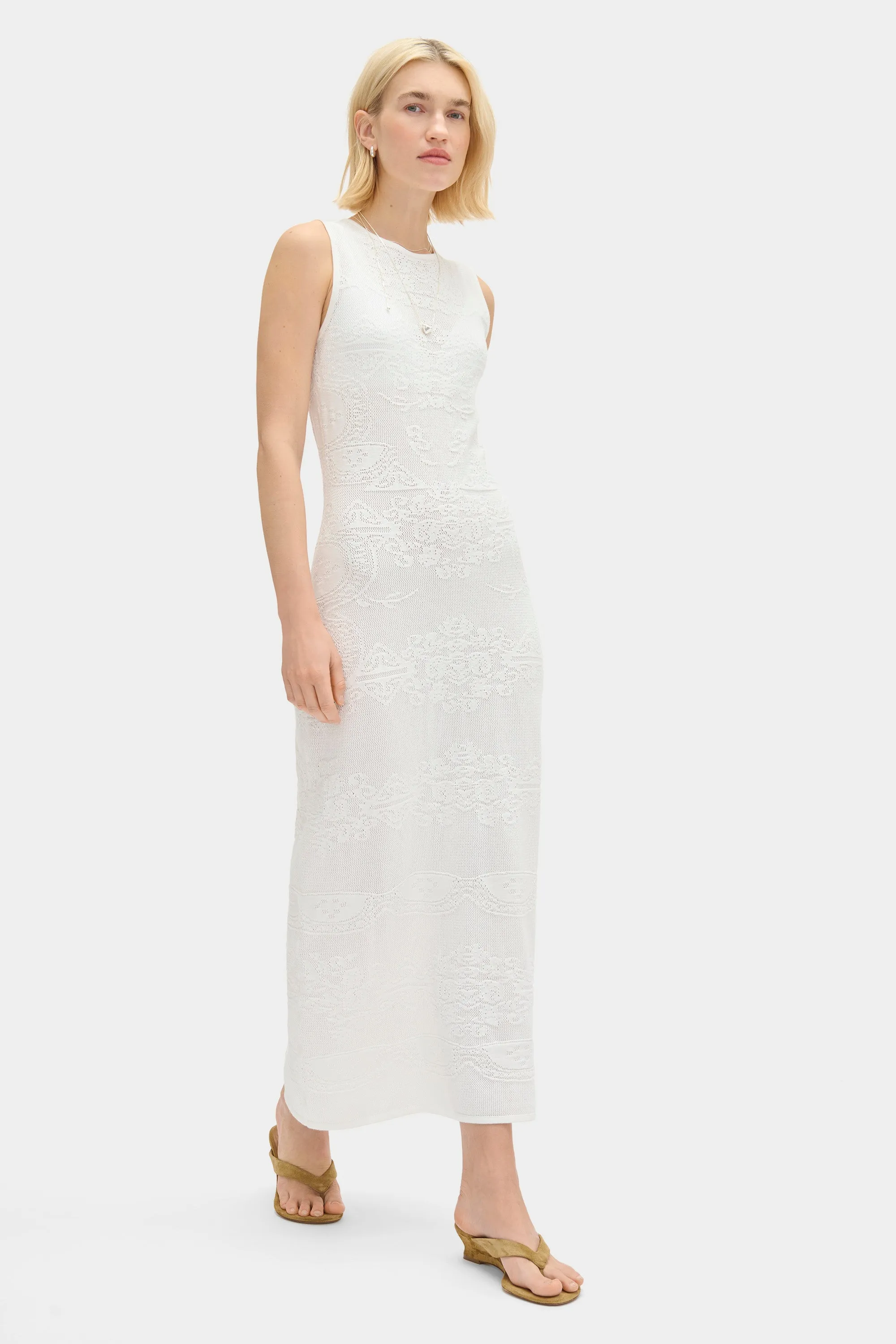 Ashley Crochet Knit Dress sold by Aligne