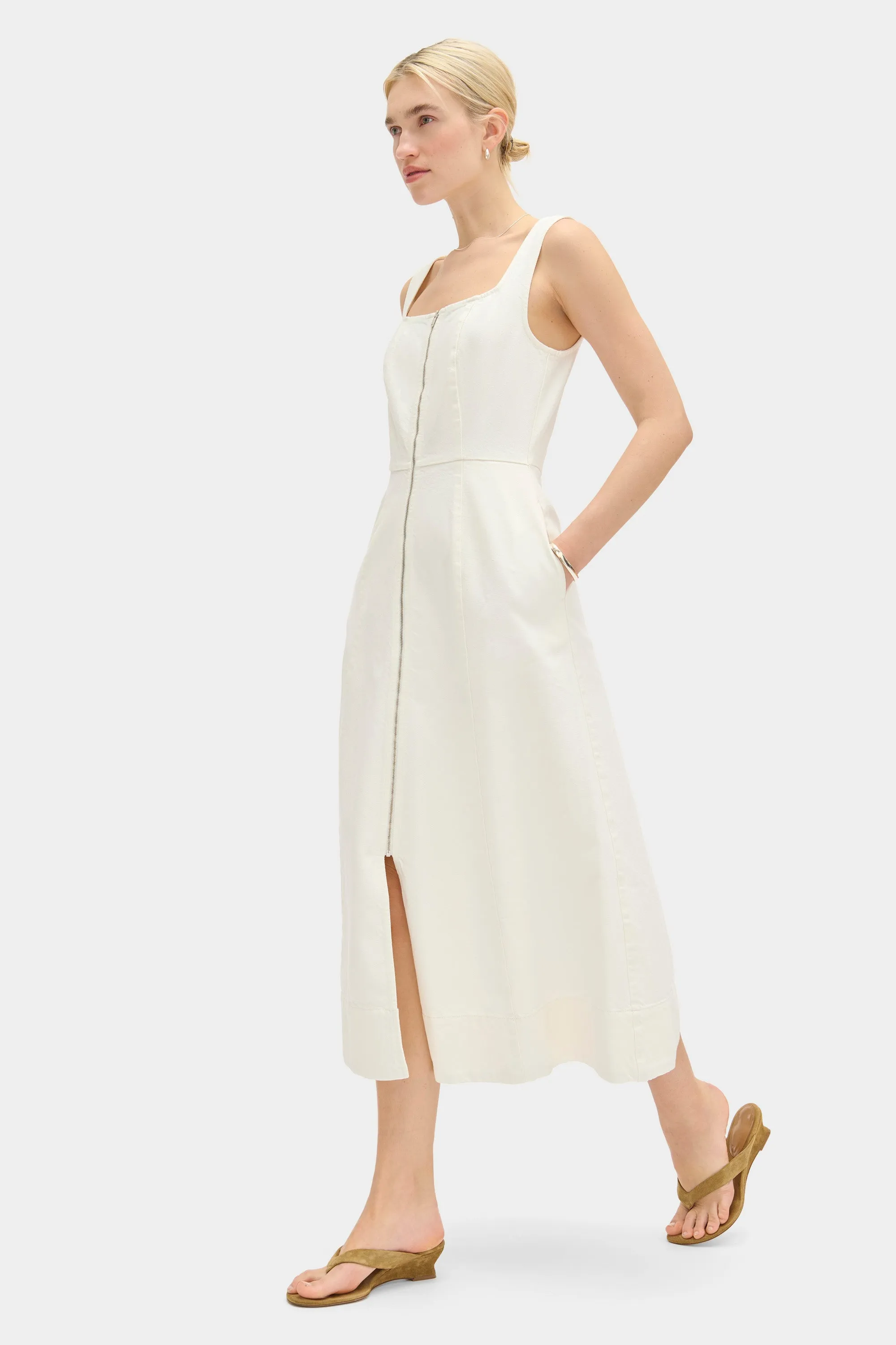 Paisley Denim Midi Dress sold by Aligne product image thumbnail 2