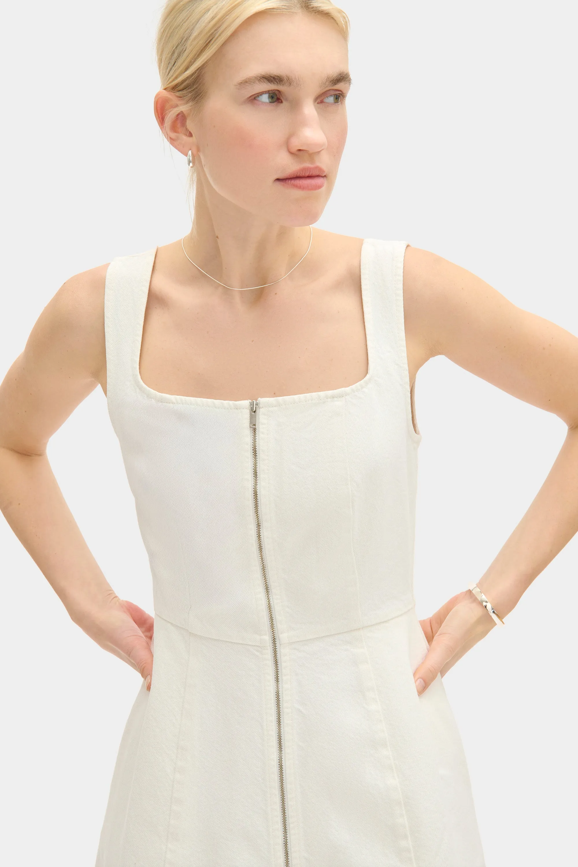 Paisley Denim Midi Dress sold by Aligne product image thumbnail 3