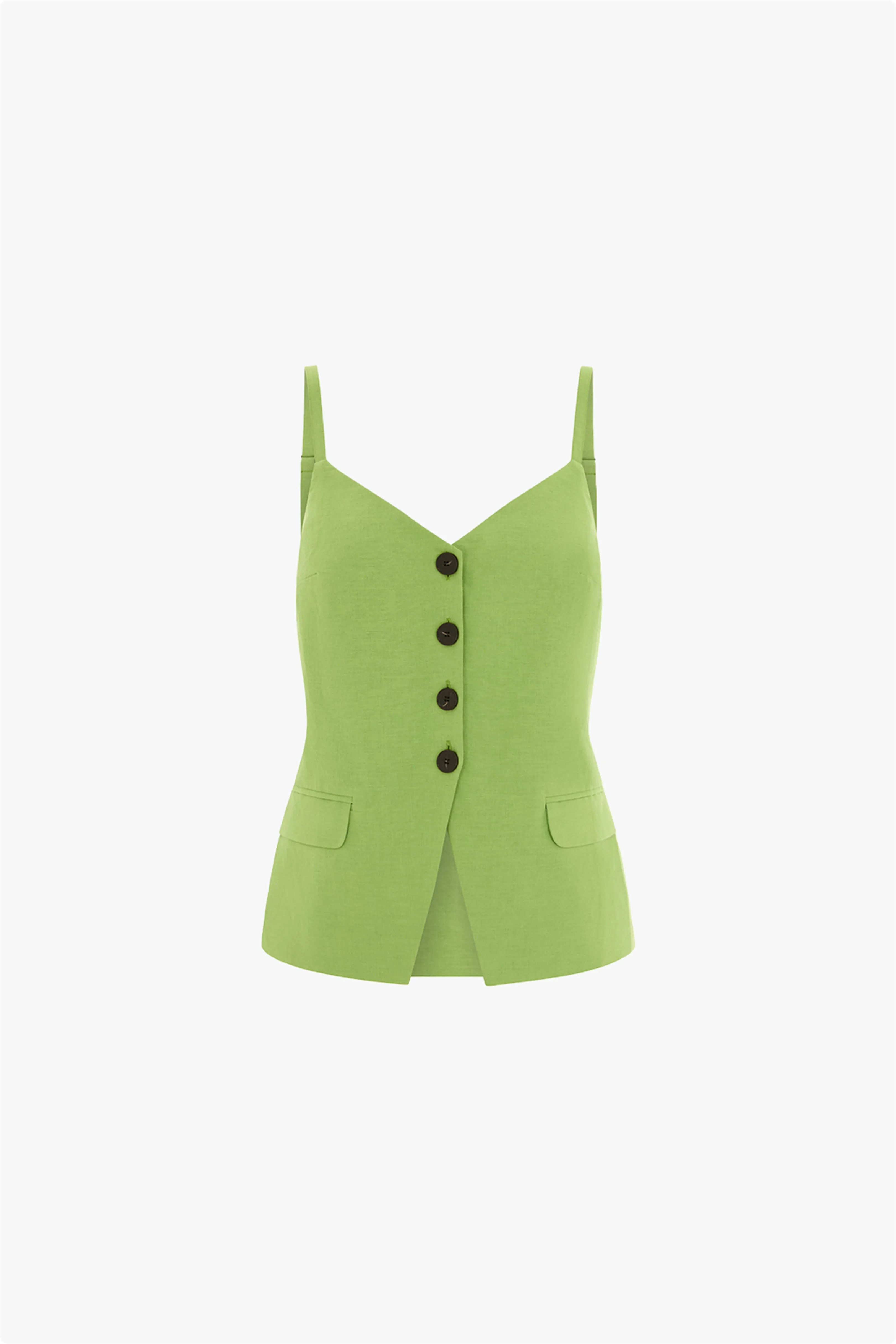 Apple Linen Waistcoat sold by Aligne product image thumbnail 5