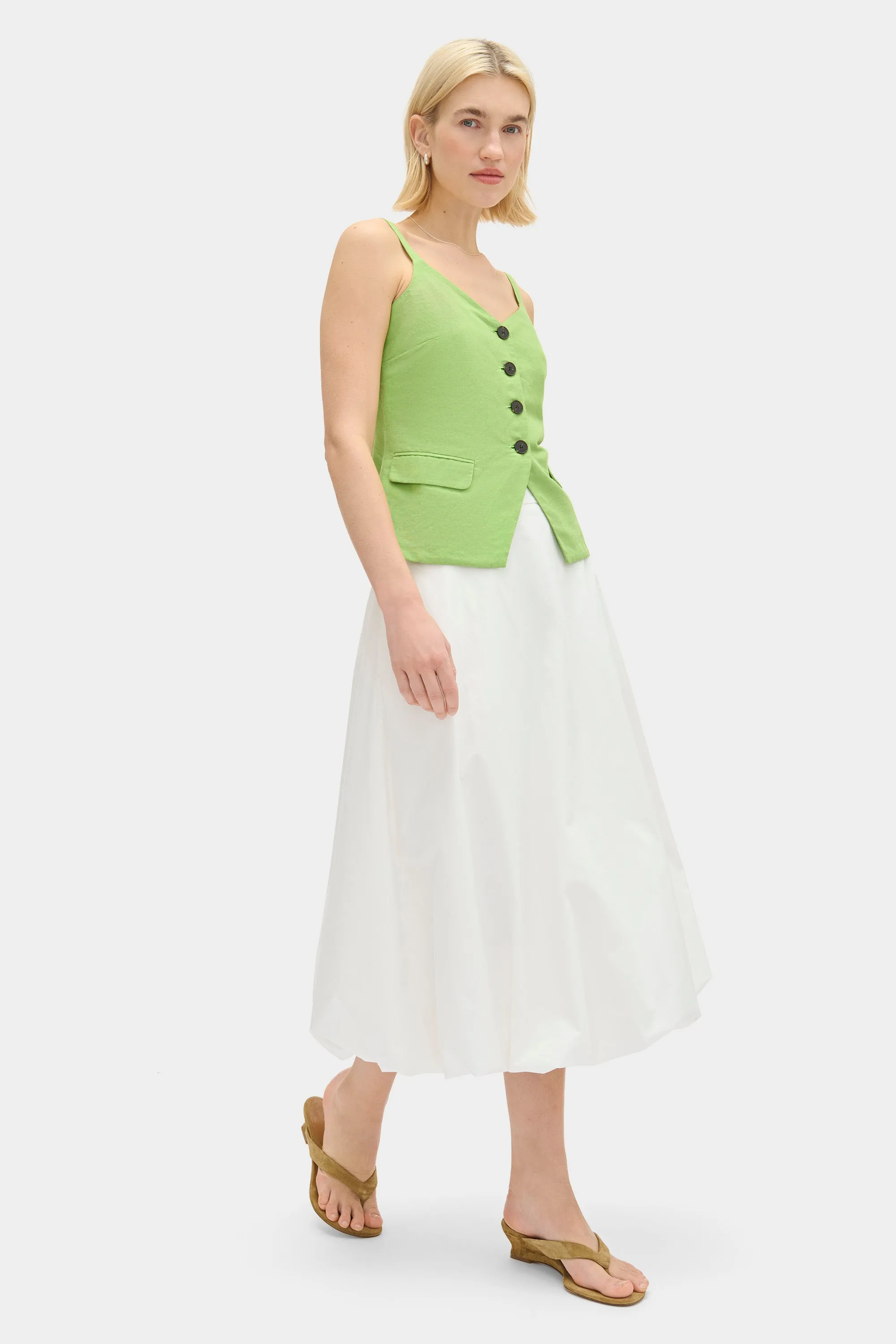 Apple Linen Waistcoat sold by Aligne product image thumbnail 2