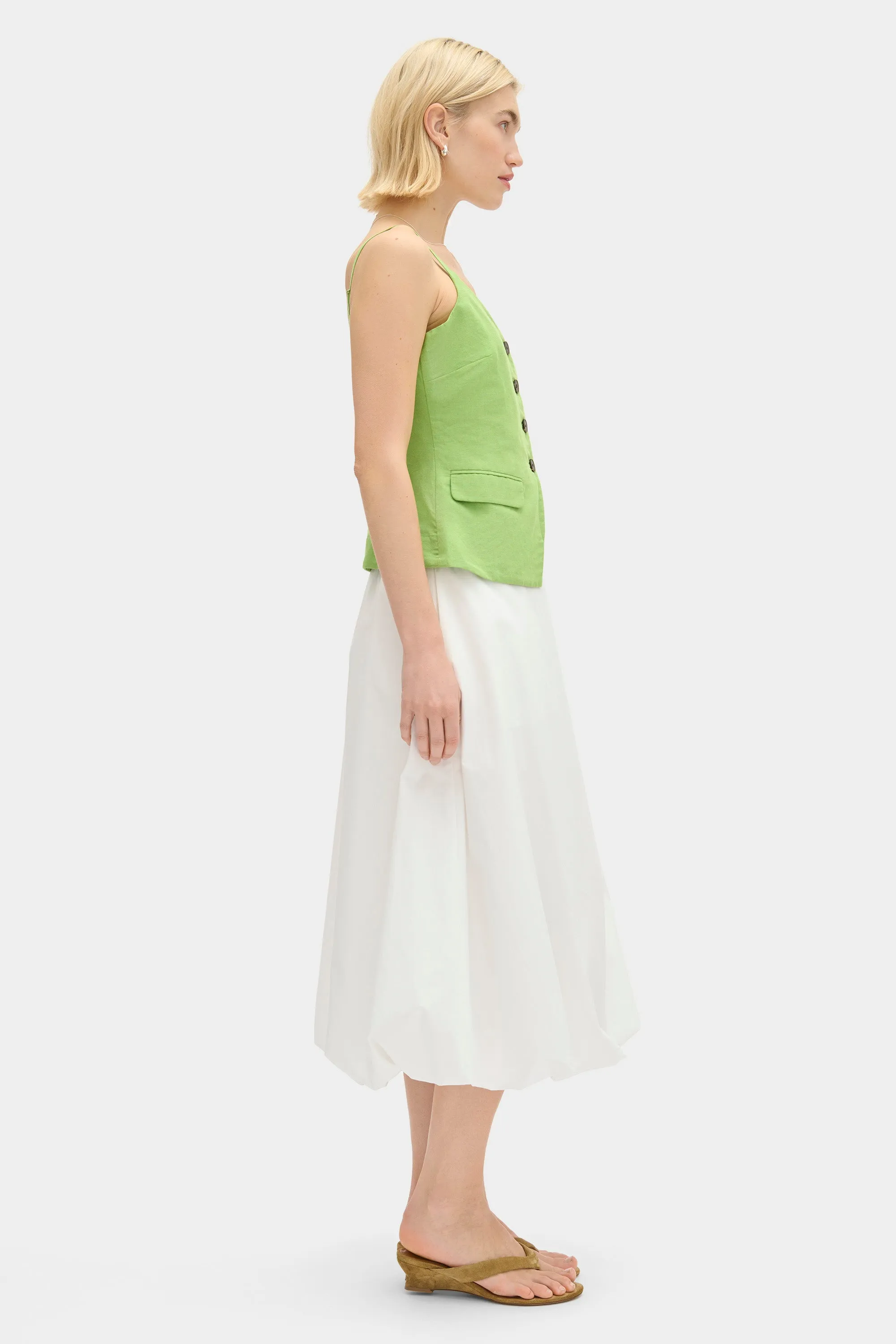 Apple Linen Waistcoat sold by Aligne product image thumbnail 3