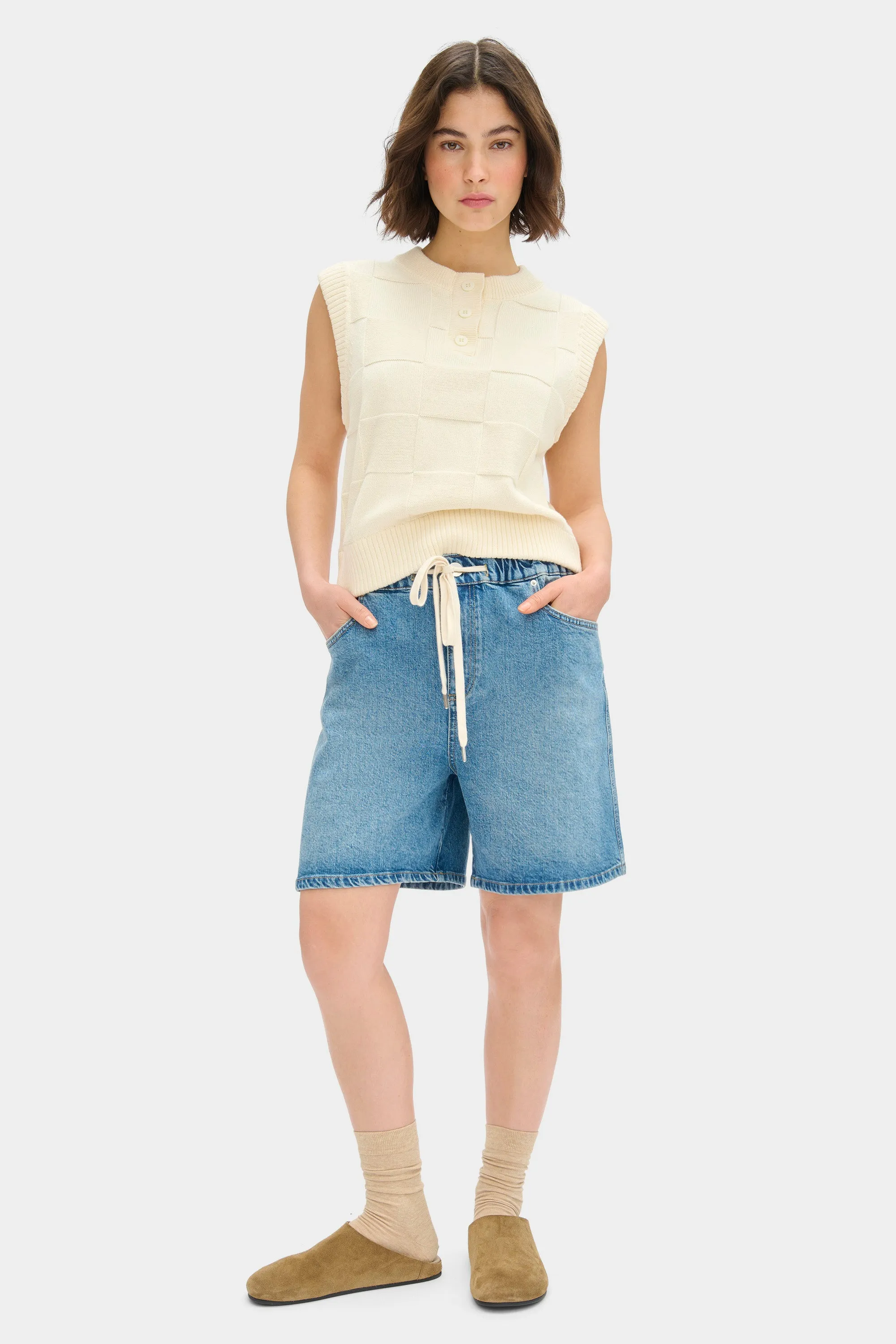 LB Lara Denim Shorts sold by Aligne