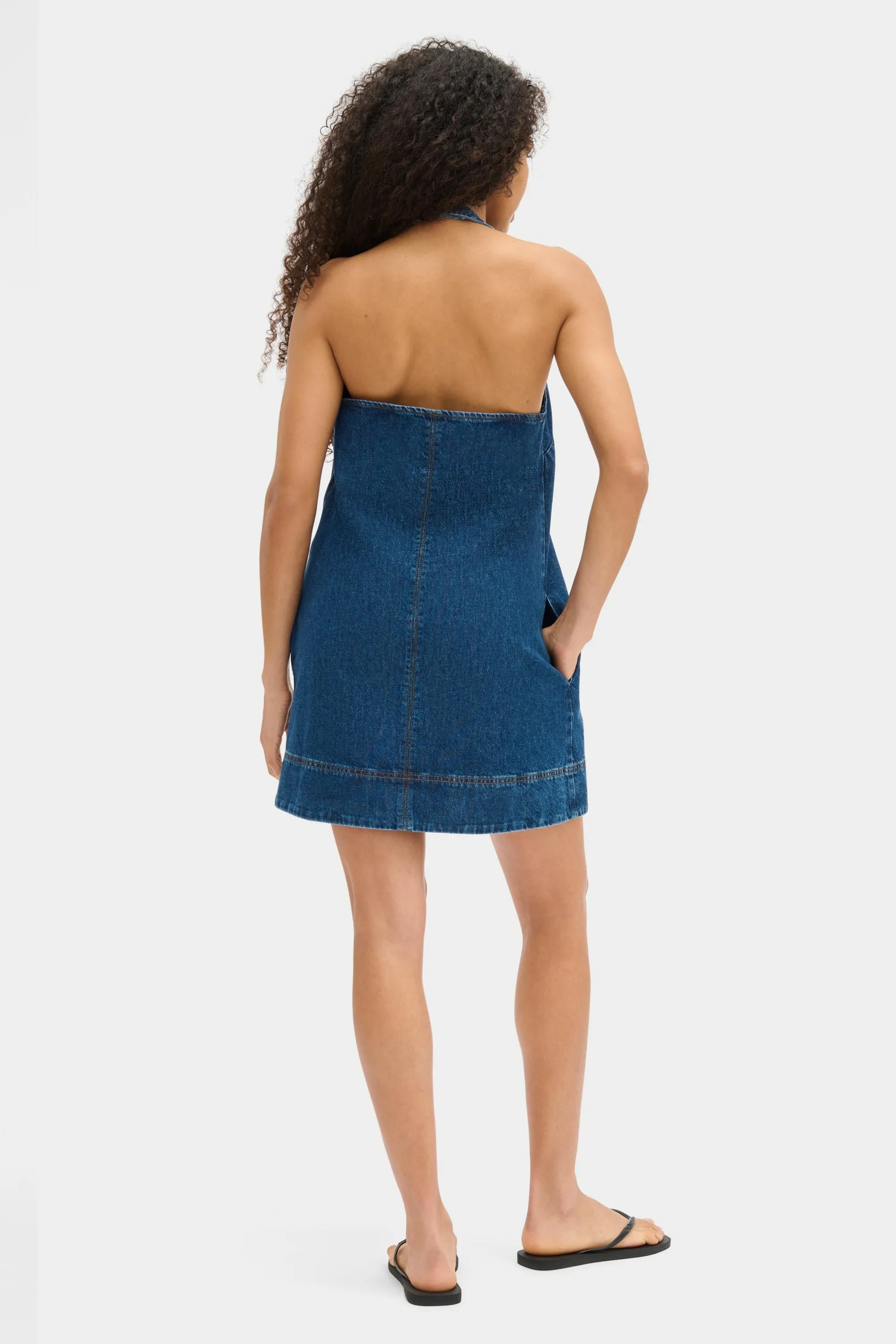Sandy Denim Mini Dress sold by Aligne product image thumbnail 3