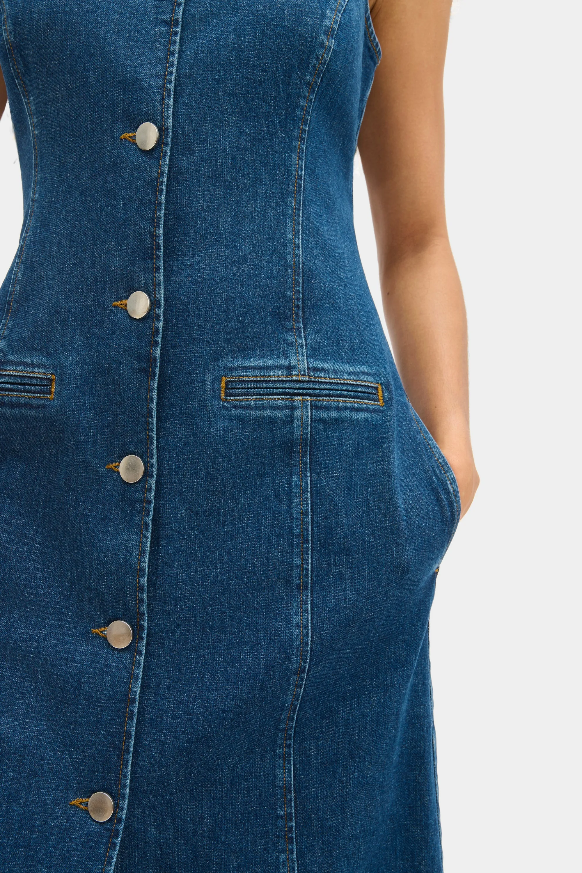 Santiago Denim Midi Dress sold by Aligne product image thumbnail 4