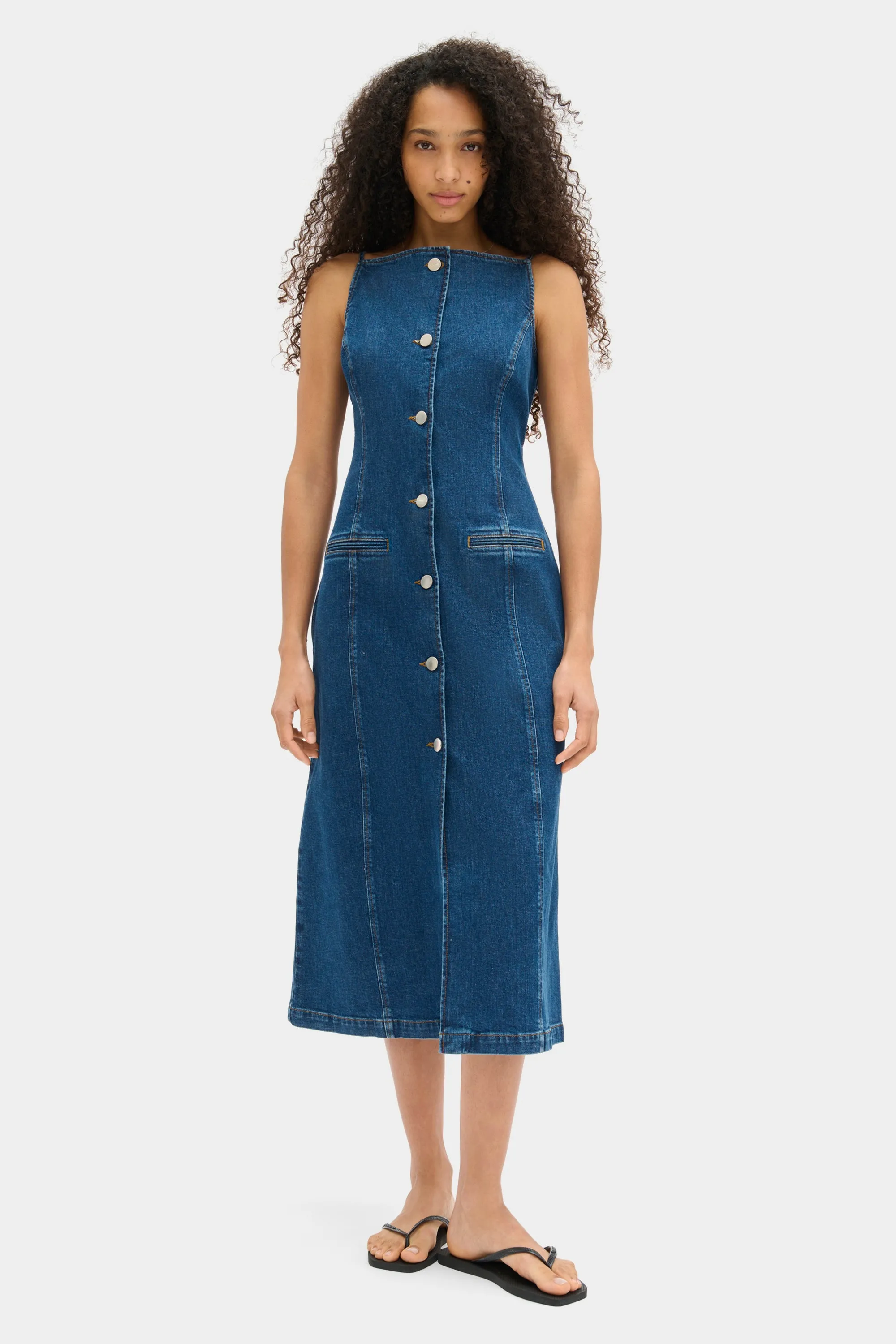 Santiago Denim Midi Dress sold by Aligne product image thumbnail 2