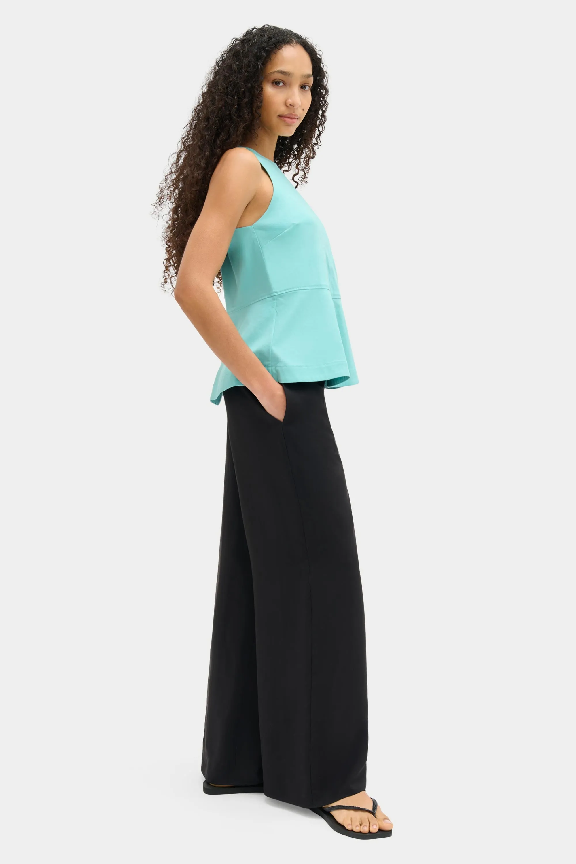Carlos Poplin Peplum Top sold by Aligne product image thumbnail 3