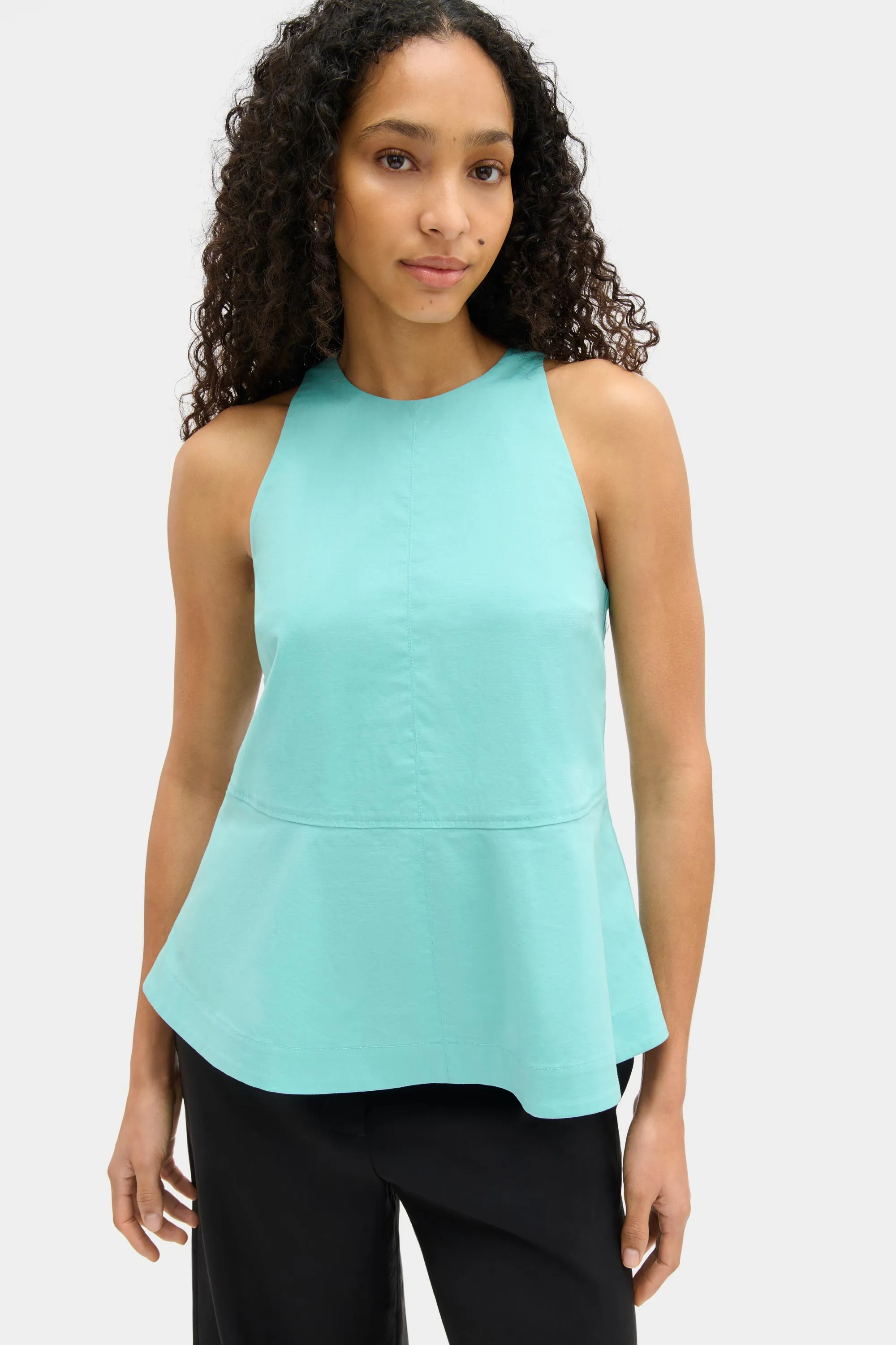 Carlos Poplin Peplum Top sold by Aligne product image thumbnail 2