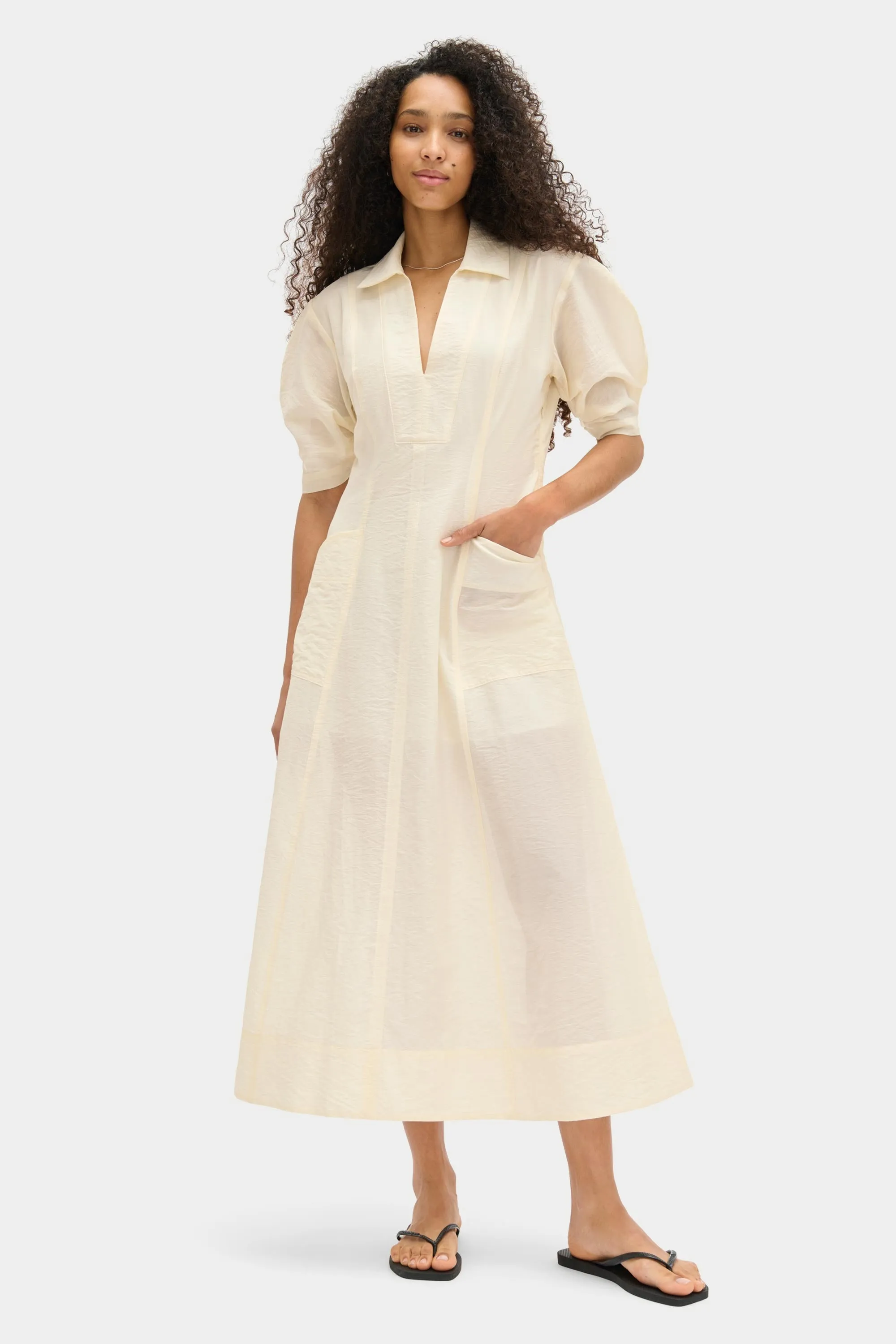 Tracy Sheer Midi Dress sold by Aligne