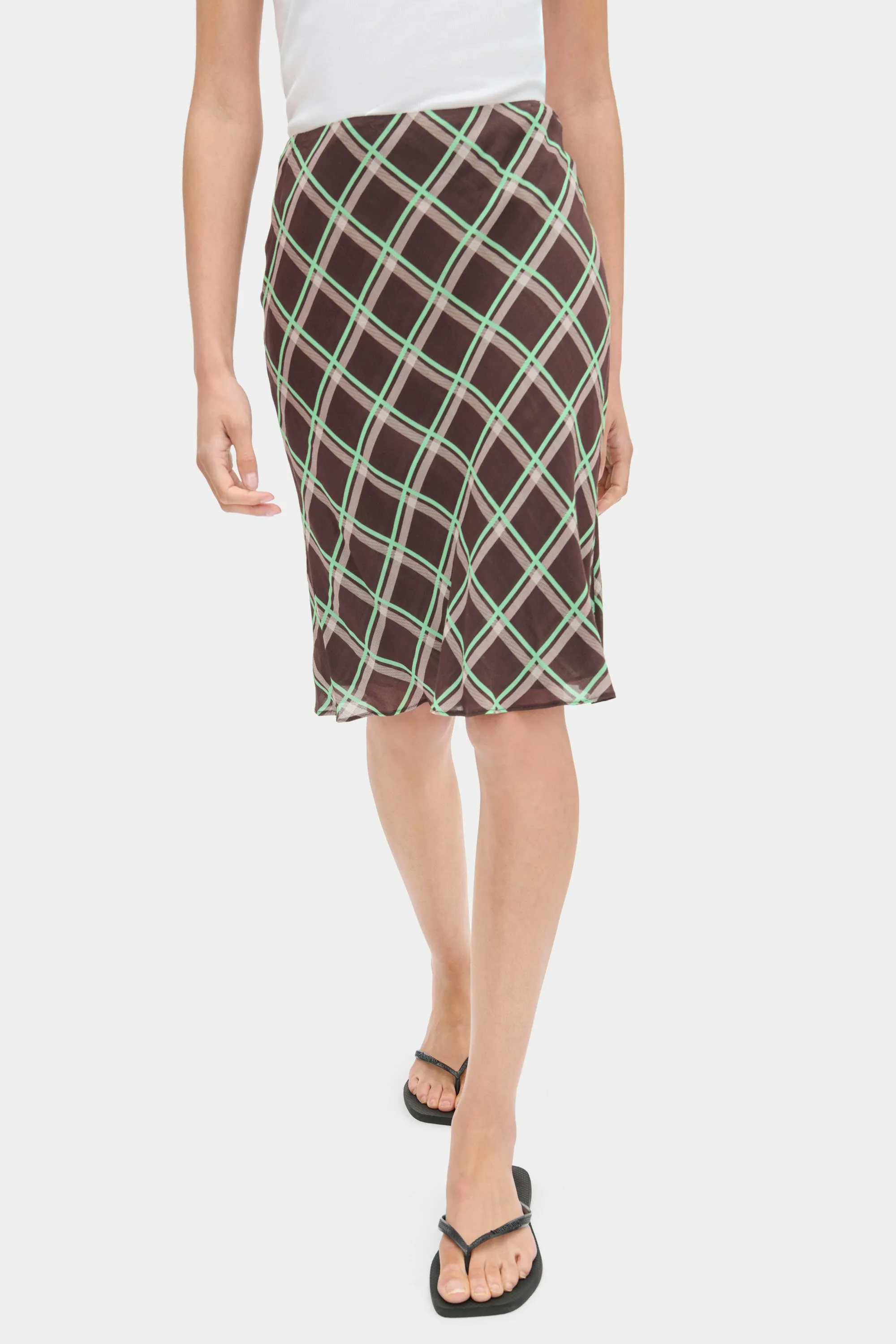 Yvonne Midi semi sheer skirt sold by Aligne product image thumbnail 3