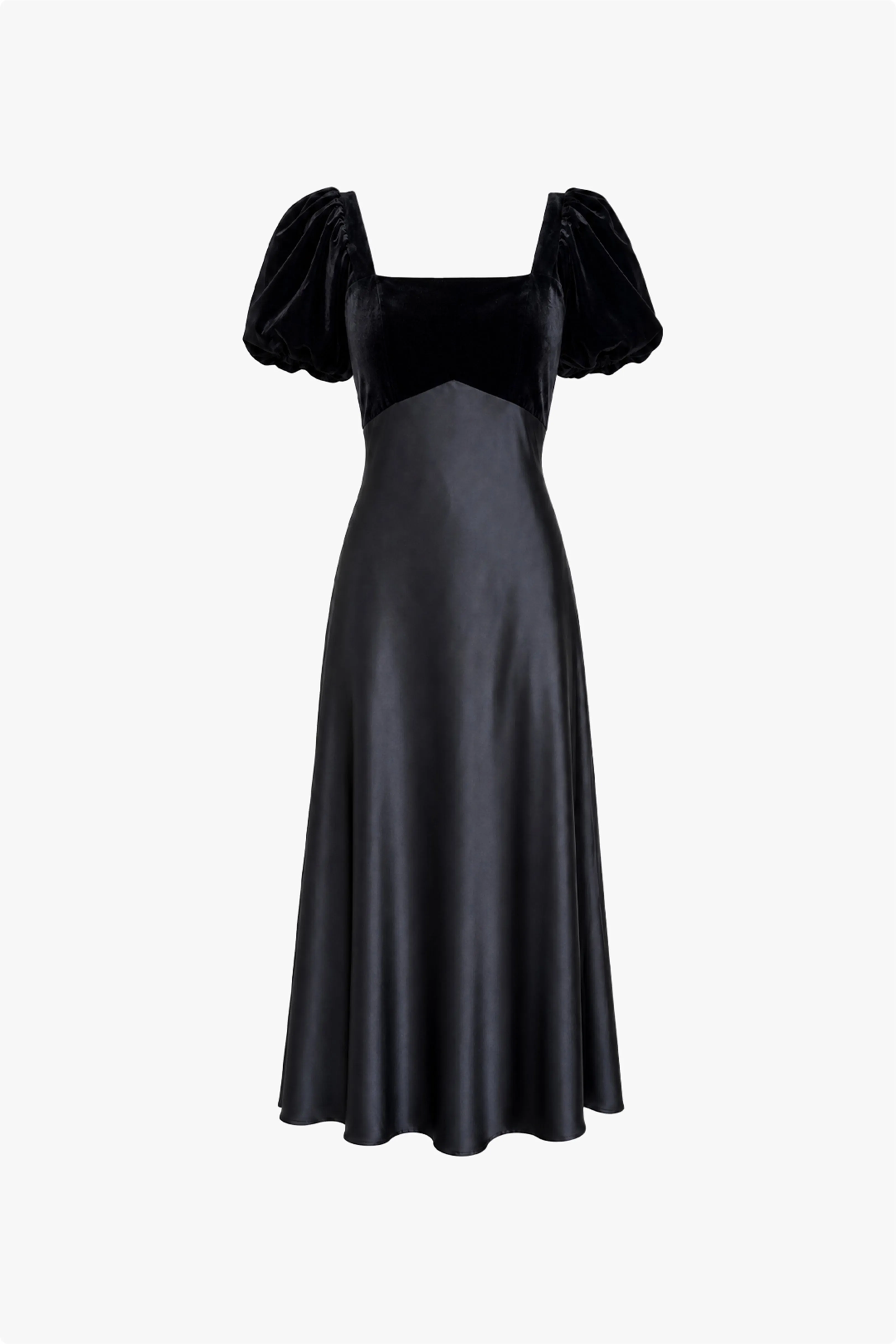 Hetty Velvet Satin Mix Midi Dress sold by Aligne product image thumbnail 5