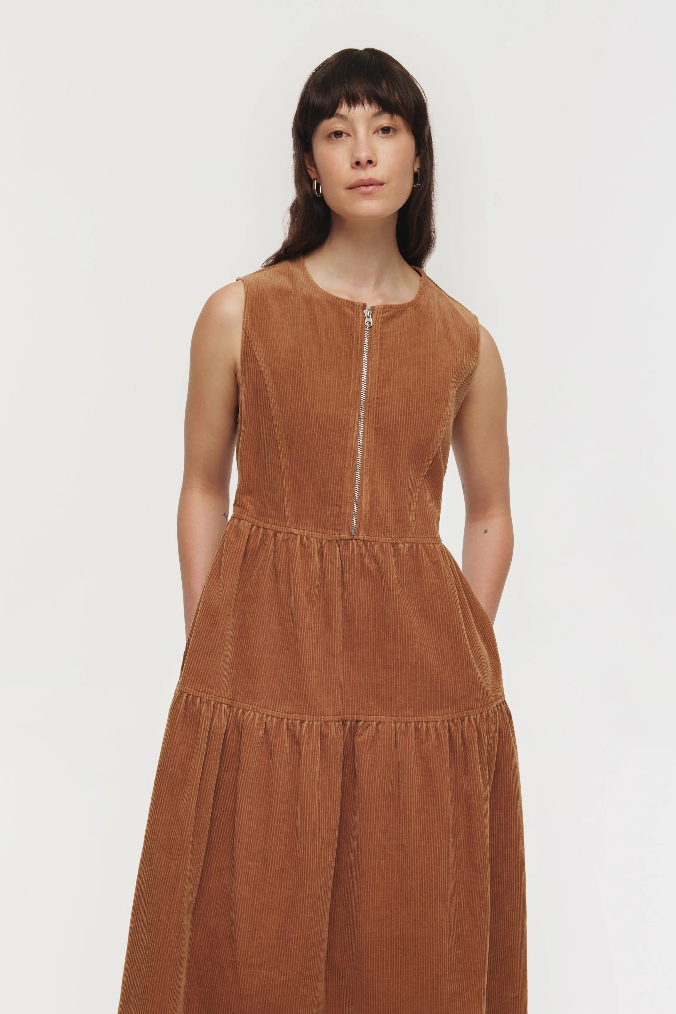 Berkley Tiered Cord Dress sold by Aligne product image thumbnail 2