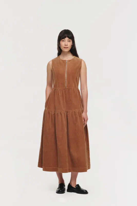 Berkley Tiered Cord Dress sold by Aligne