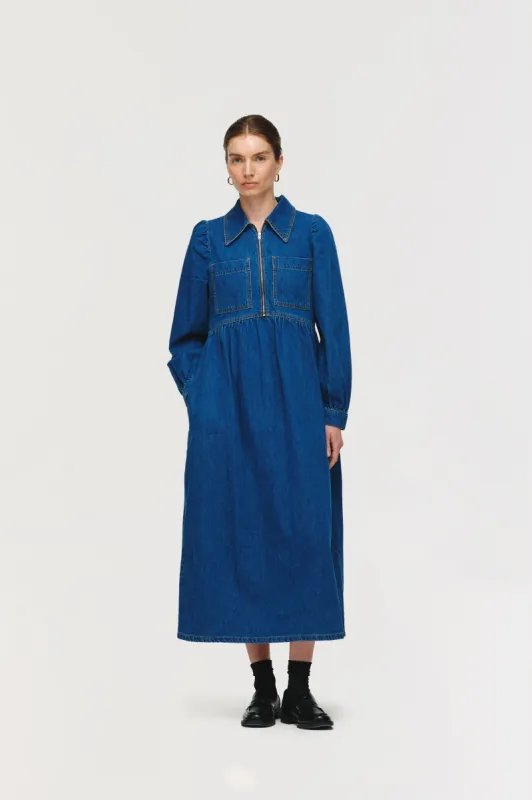 Gabriella Denim Dress sold by Aligne