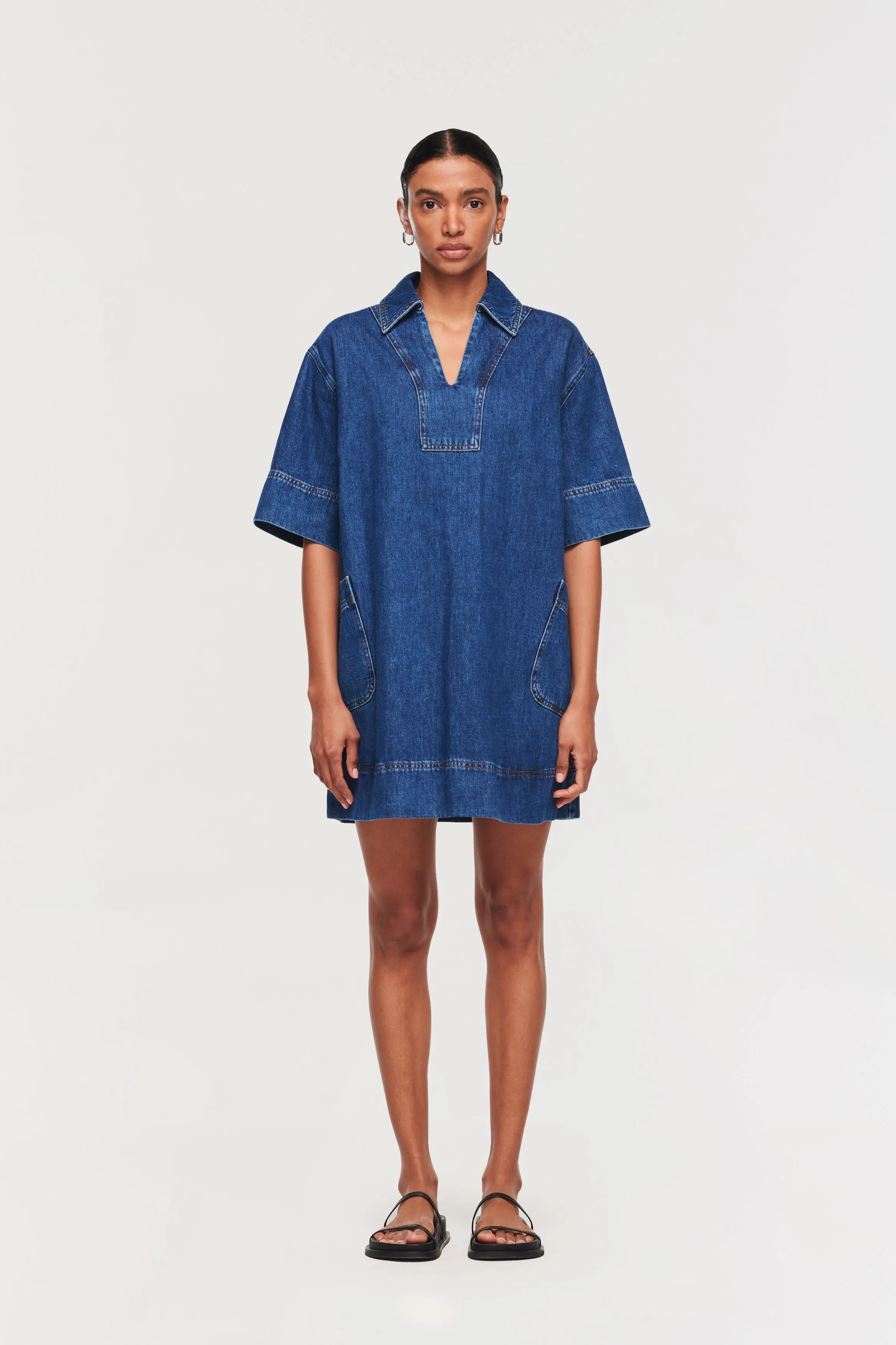 CORA MINI DENIM DRESS sold by Aligne product image thumbnail 2