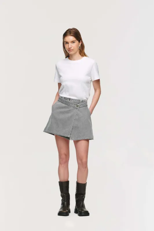 Miller Asymmetric Skort sold by Aligne