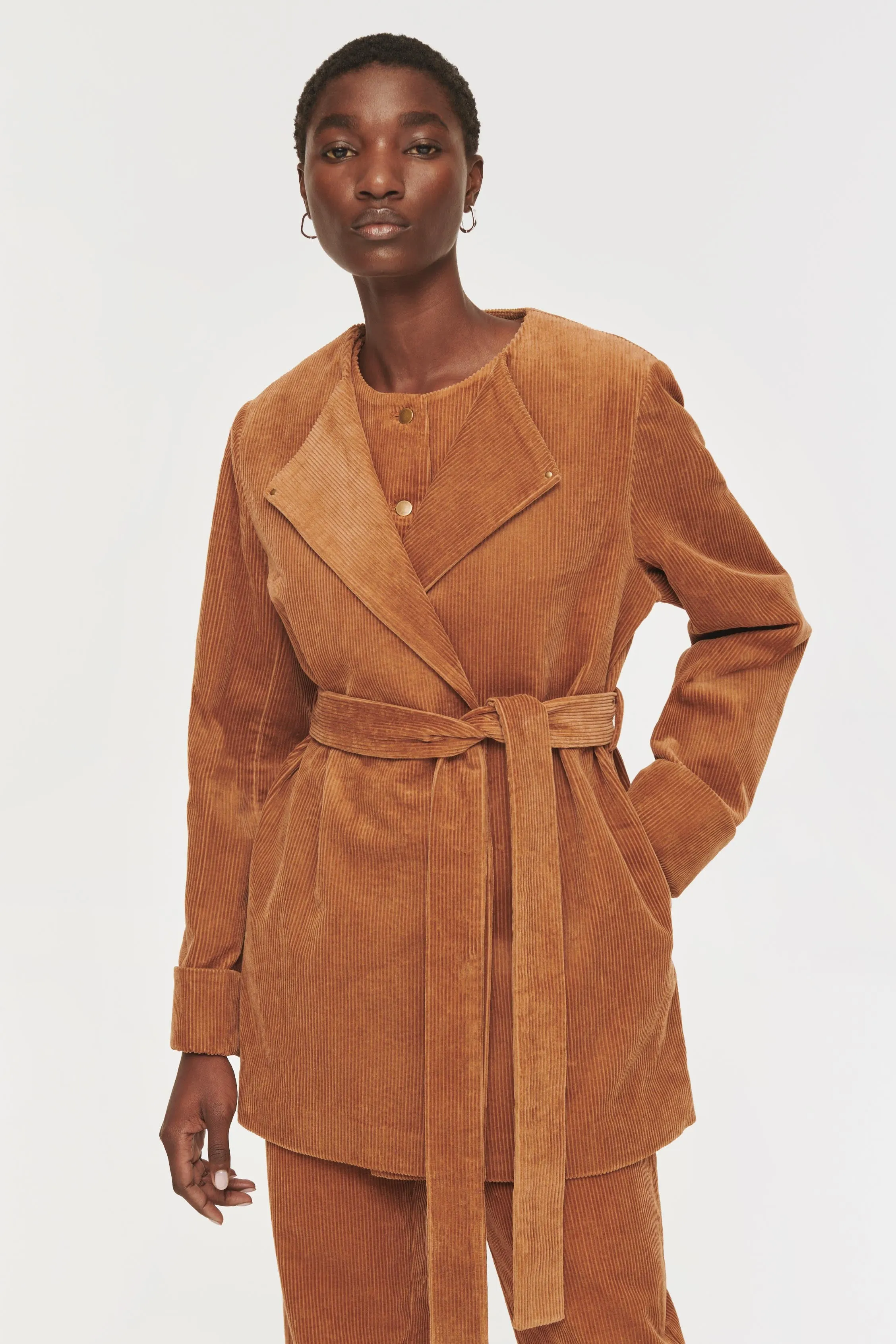 Galia Cord Blazer sold by Aligne