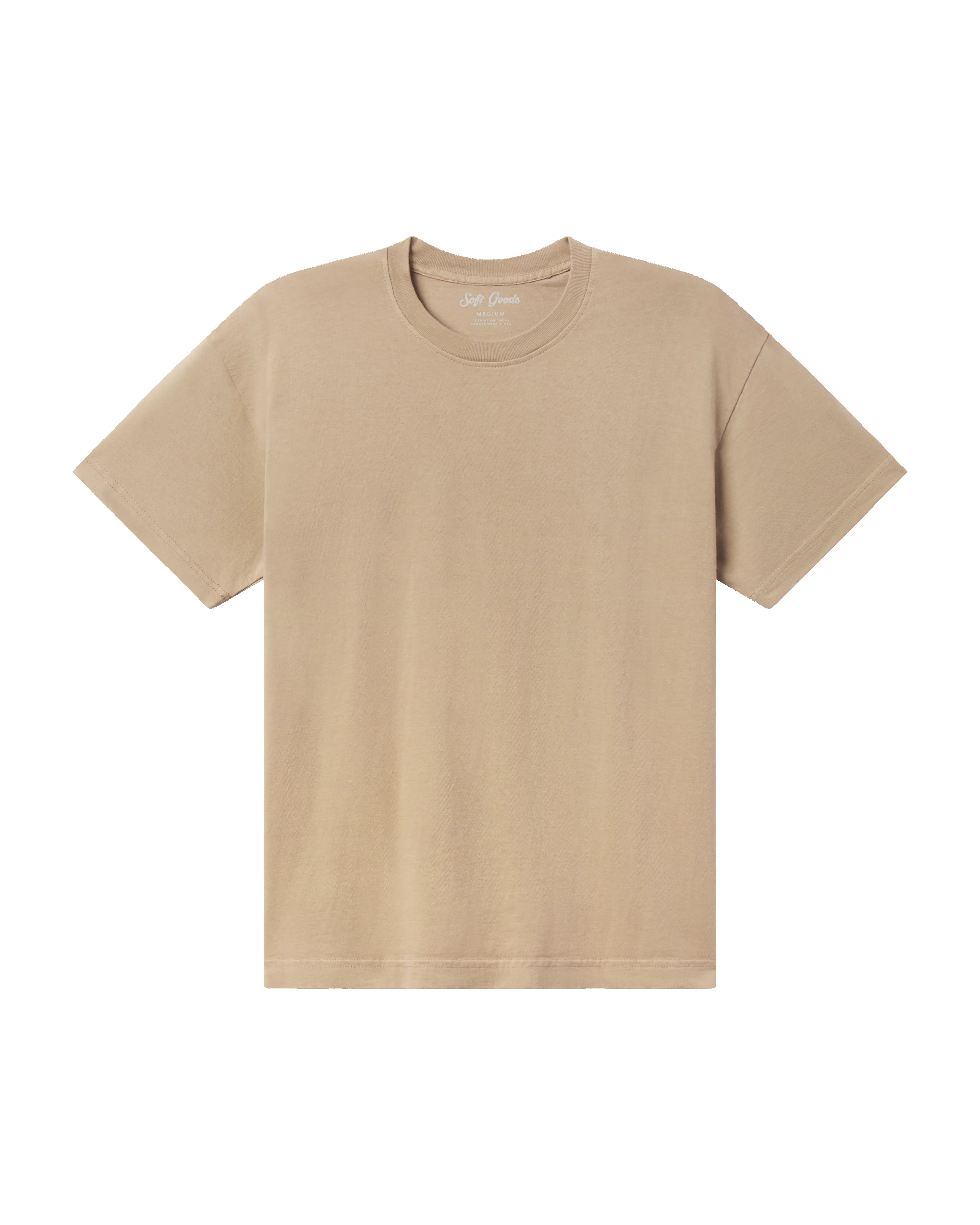 The Classic Tee - Quicksand sold by Soft Goods Detroit product image thumbnail 3