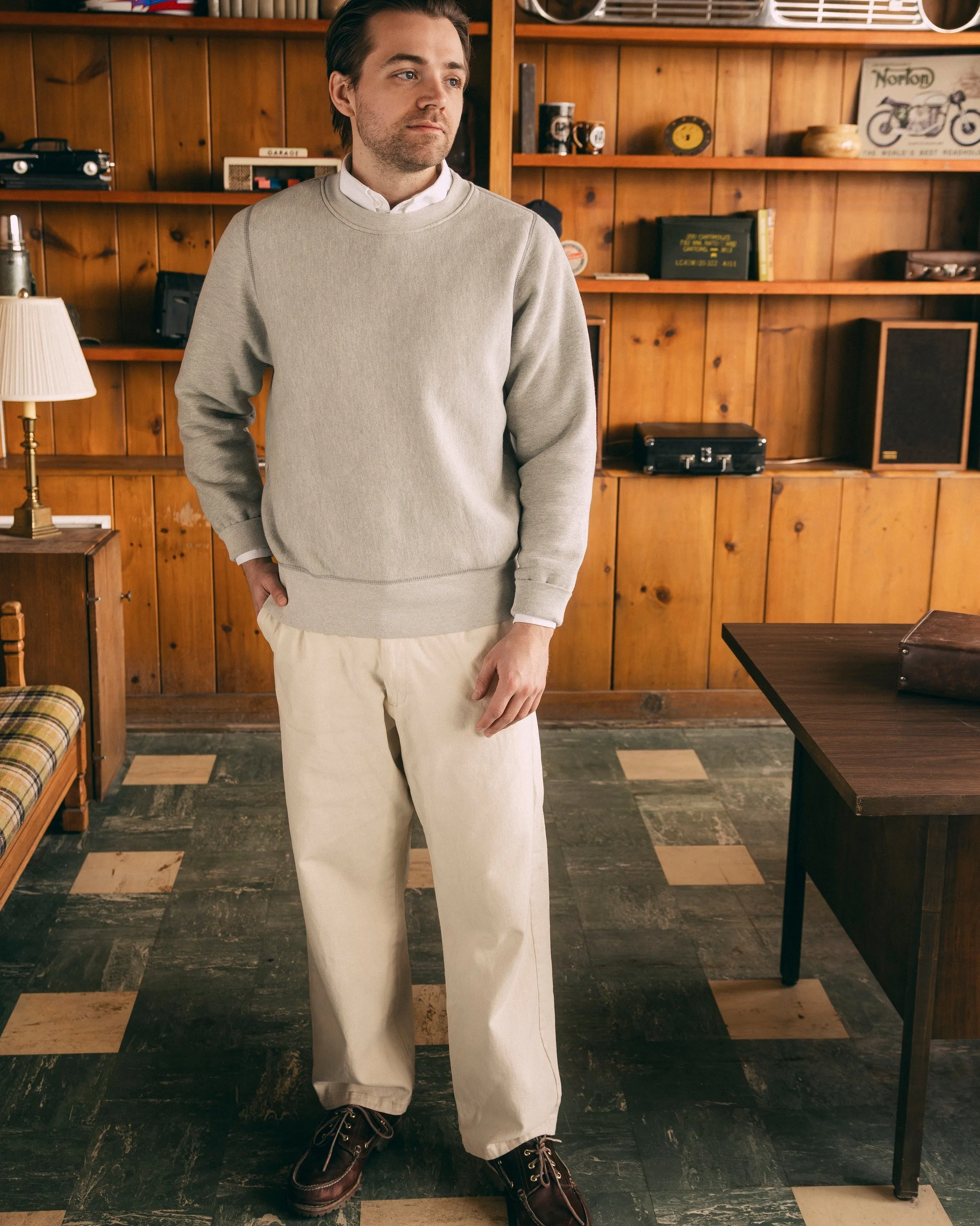 French Terry Classic Crewneck sold by Soft Goods Detroit product image thumbnail 2