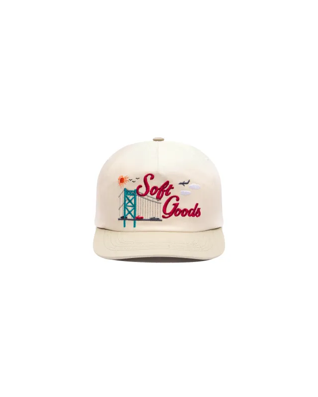 The Ambassador Herringbone 5-panel Cap made by Softgoods