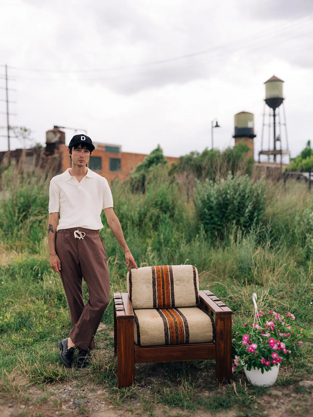 Jersey Pant - Chestnut sold by Soft Goods Detroit product image thumbnail 2