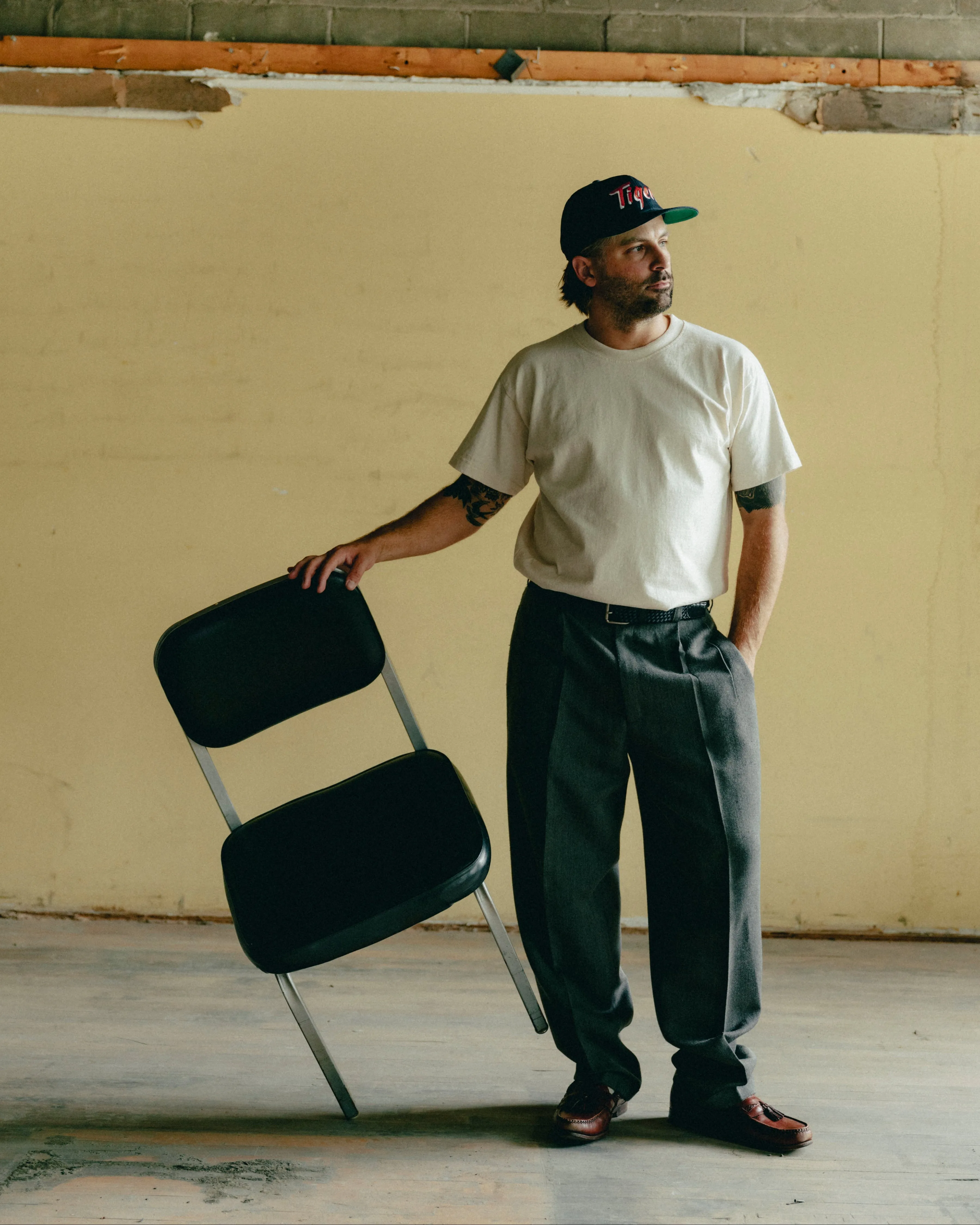 The Heavyweight Tee - Natural sold by Soft Goods Detroit product image thumbnail 2
