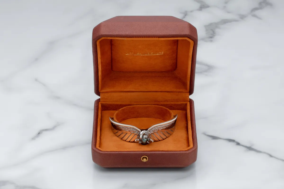 AQUILA BRACELET - BURNISHED SILVER made by Jacques Marie Mage