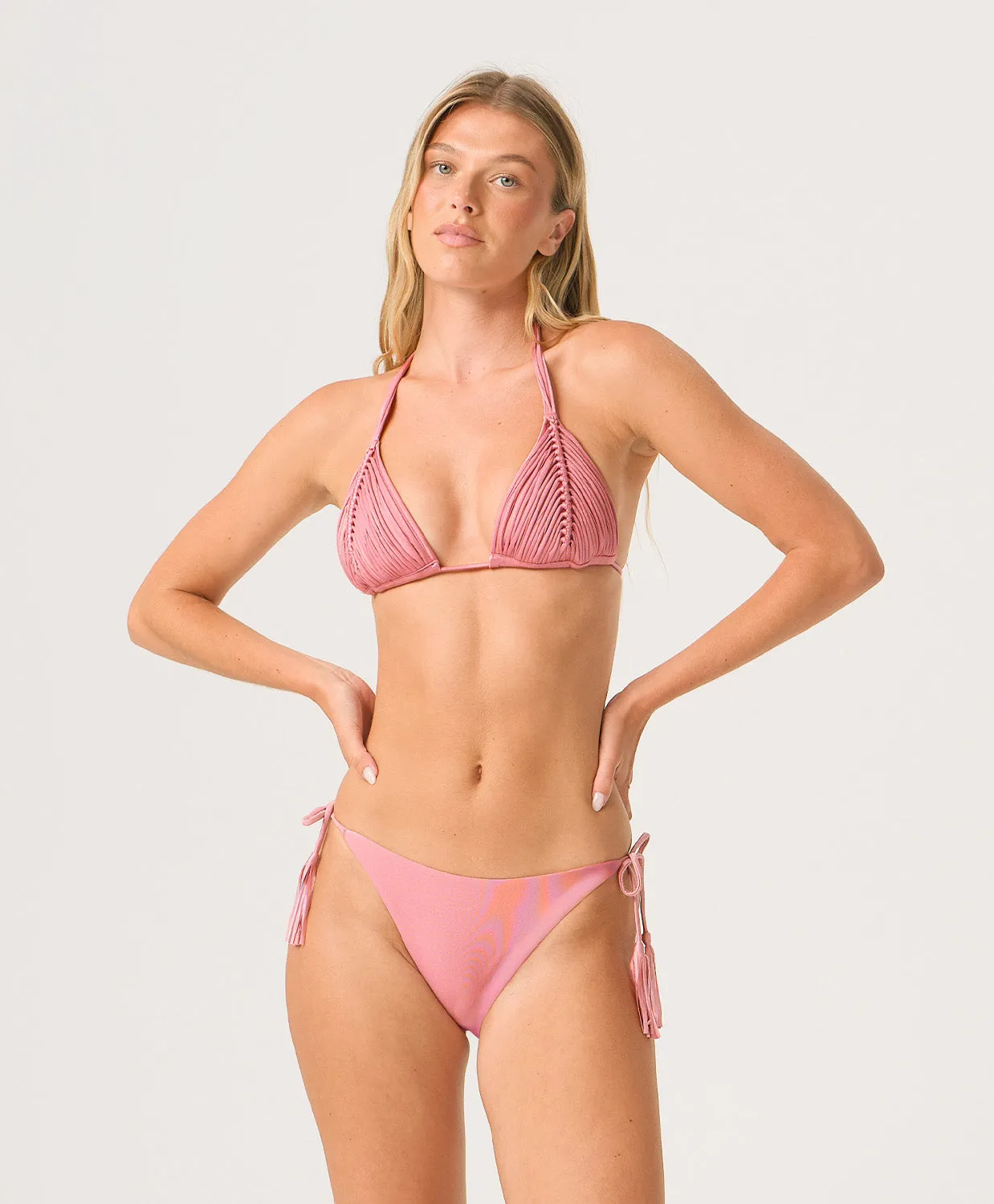 Pink Pearl Isla Triangle Top sold by PQ Swim product image thumbnail 4