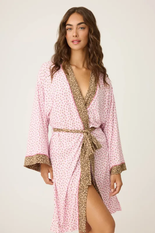 PJS x PQ Swim Ditsy Floral Robe sold by PQ Swim