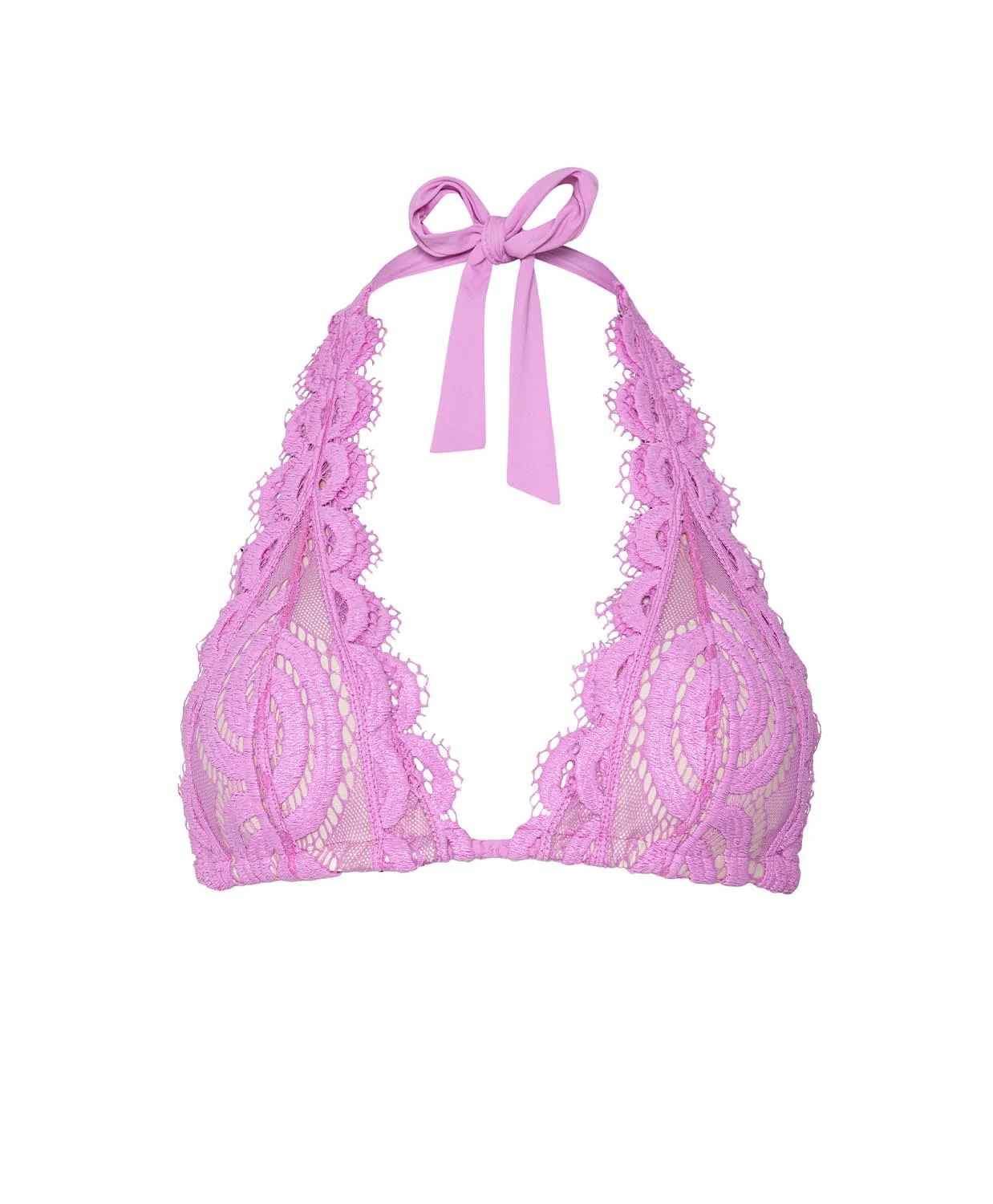 Wisteria Lace Halter Top sold by PQ Swim product image thumbnail 2