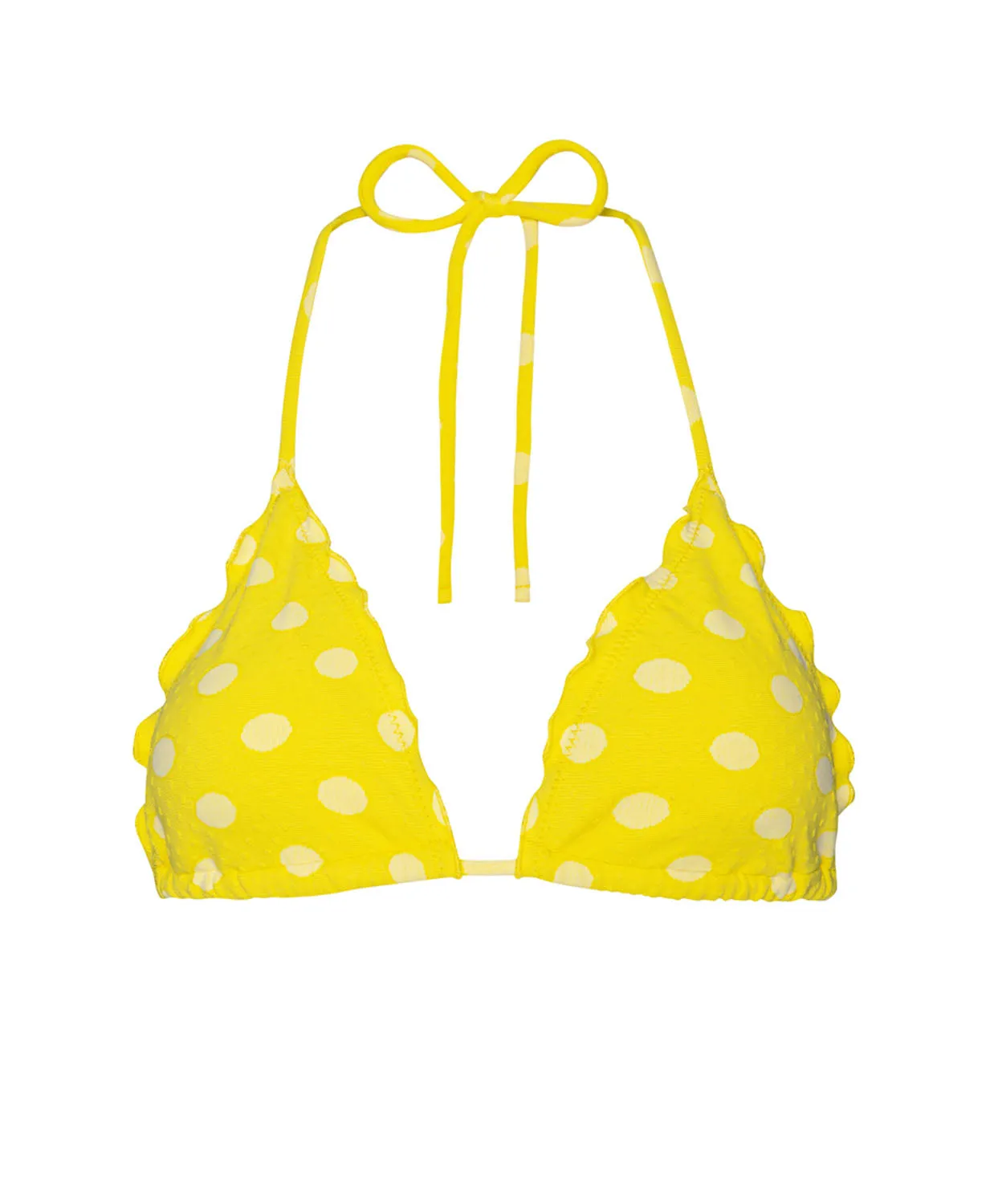 Polka Dot Lettuce Edge Triangle Top sold by PQ Swim product image thumbnail 2