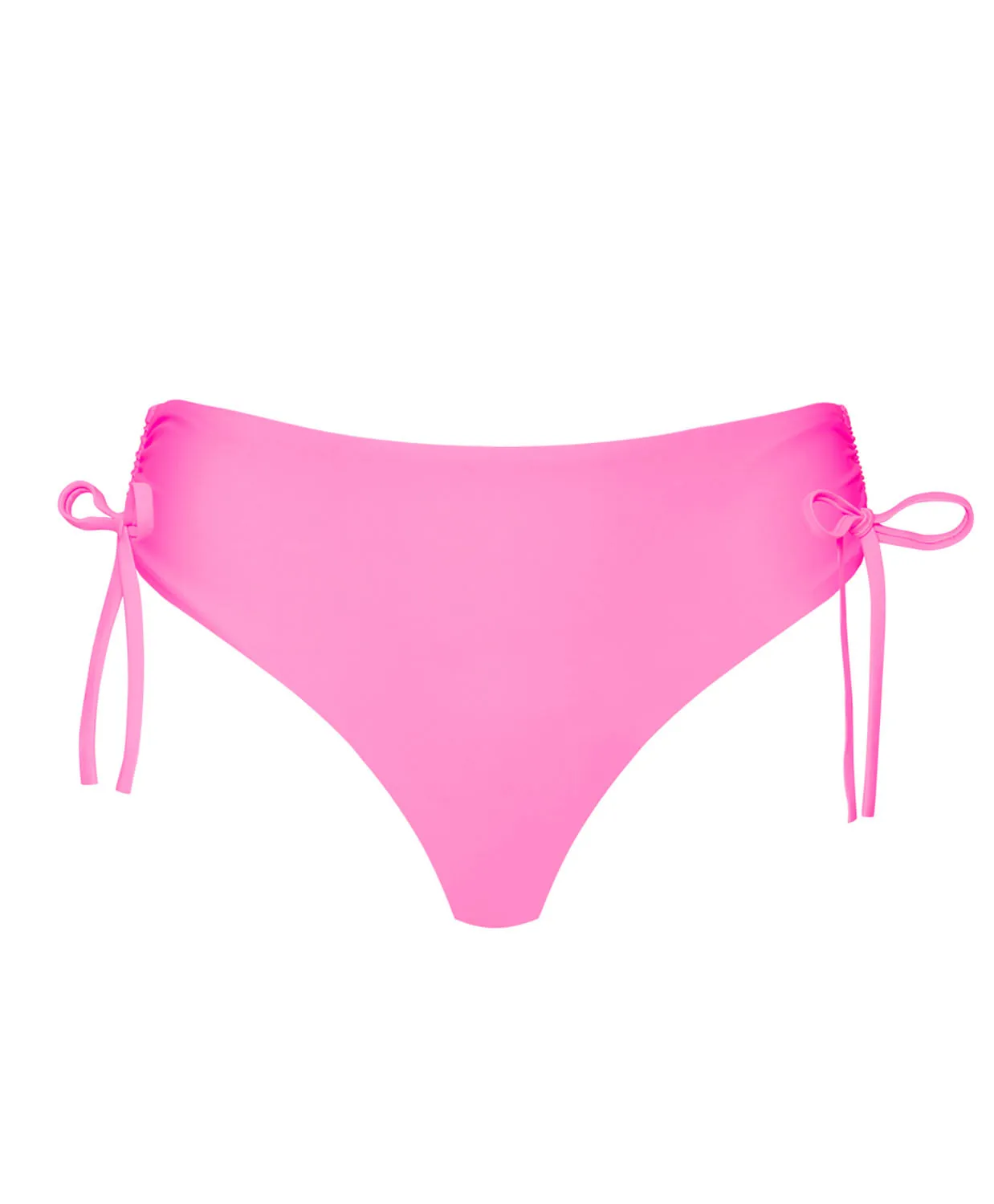 Vivid Pink Ruched High Waist Bottom sold by PQ Swim product image thumbnail 2