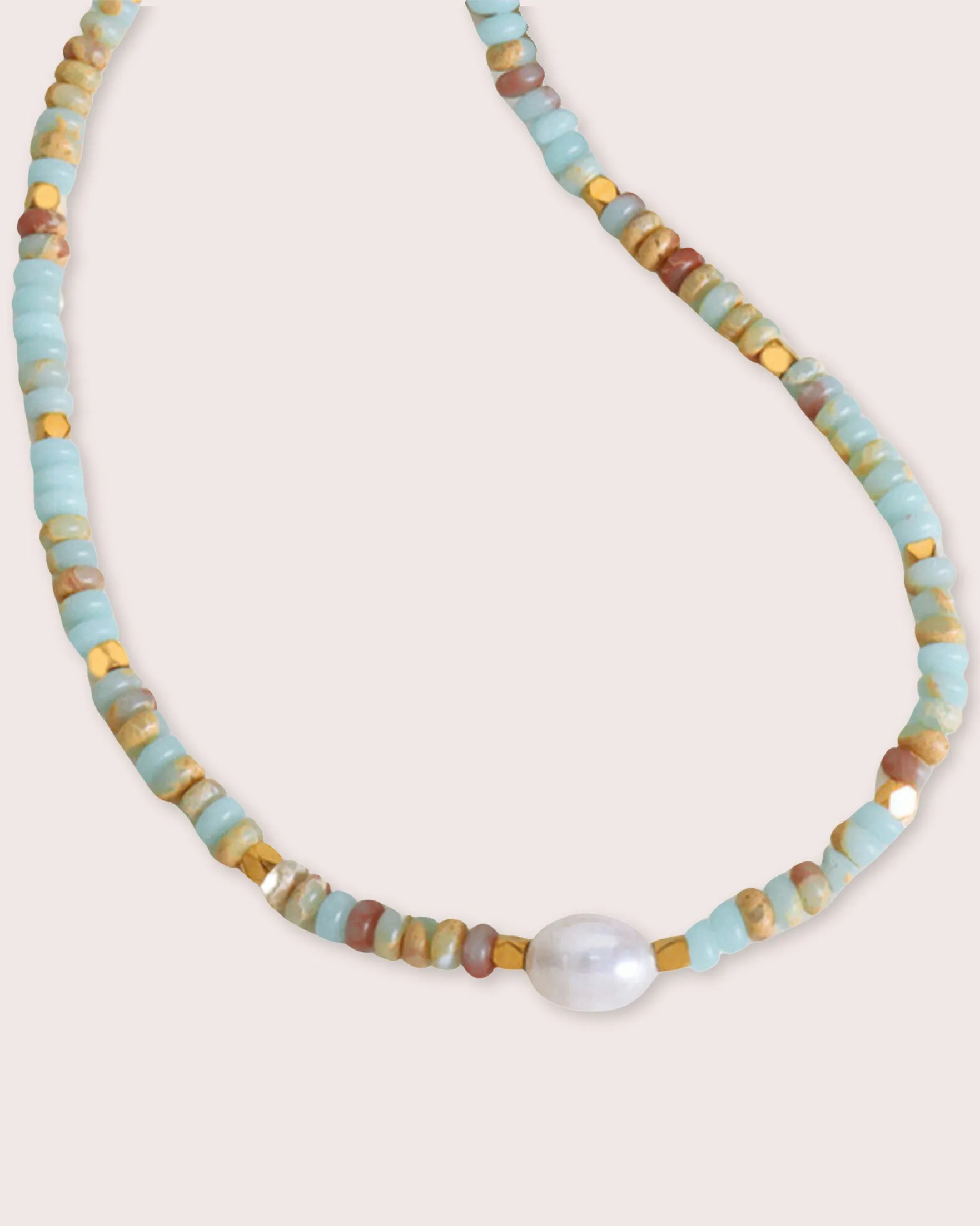 Pastel Beaded Necklace sold by PQ Swim product image thumbnail 2