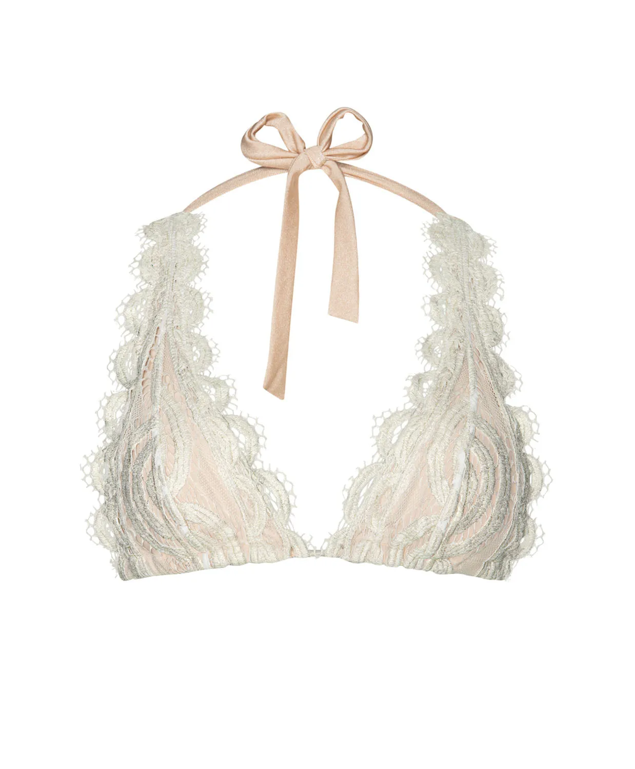 Vanilla Lace Halter Top (FINAL SALE) sold by PQ Swim product image thumbnail 2