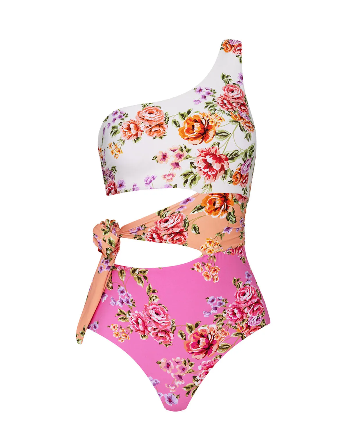 Bahia One Shoulder Cutout One Piece (FINAL SALE) sold by PQ Swim product image thumbnail 2