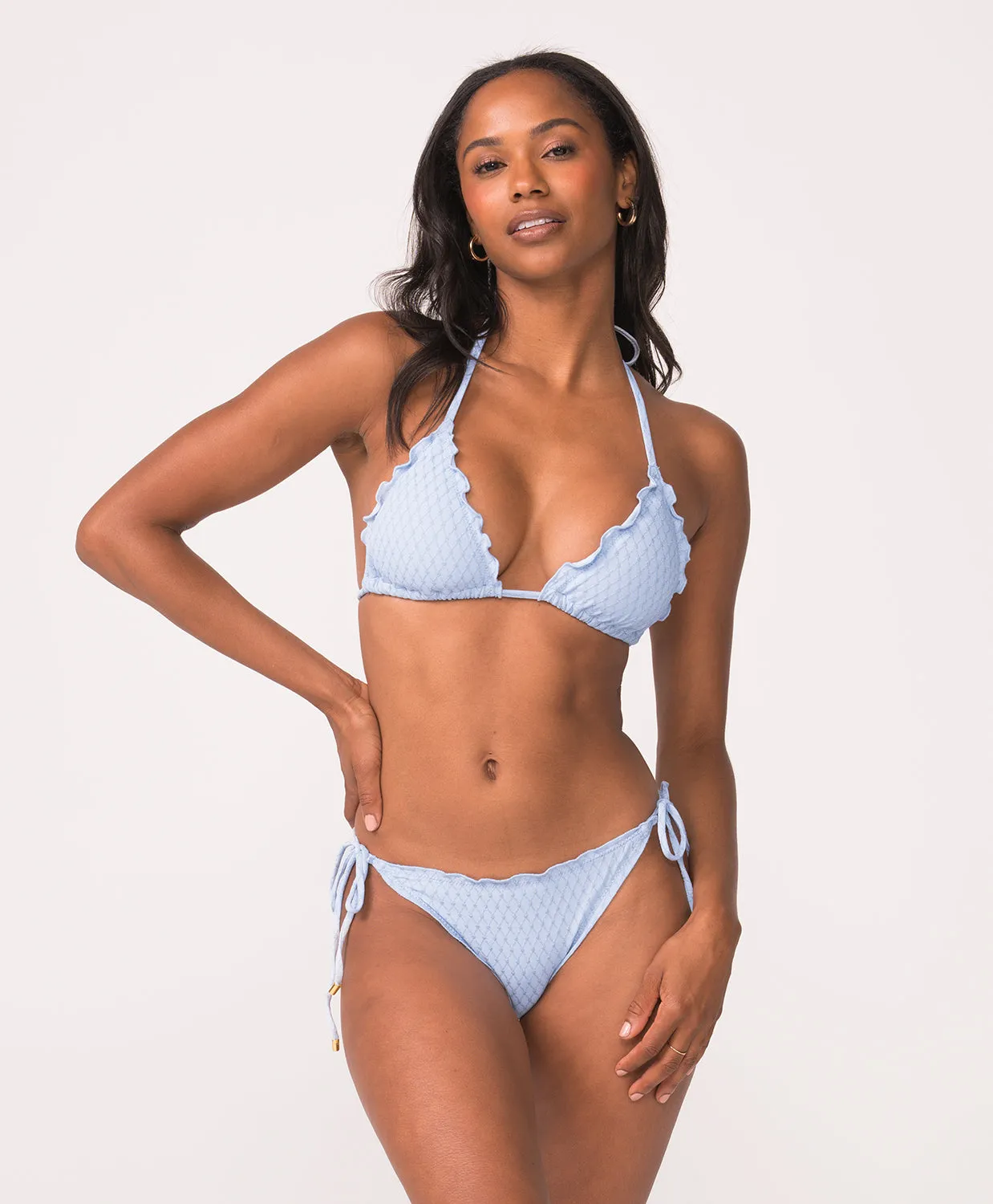 Tallulah Lettuce Edge Triangle Top sold by PQ Swim product image thumbnail 3