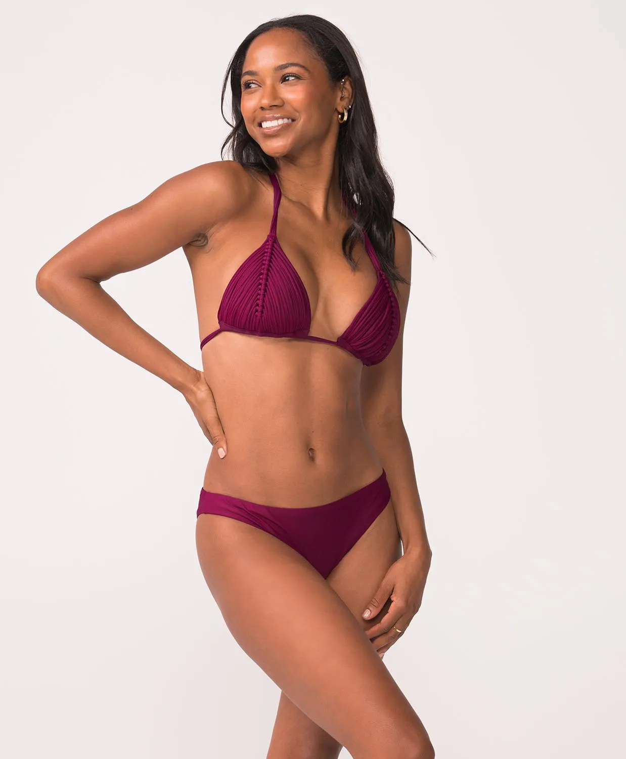 Zen Basic Ruched Bottom sold by PQ Swim