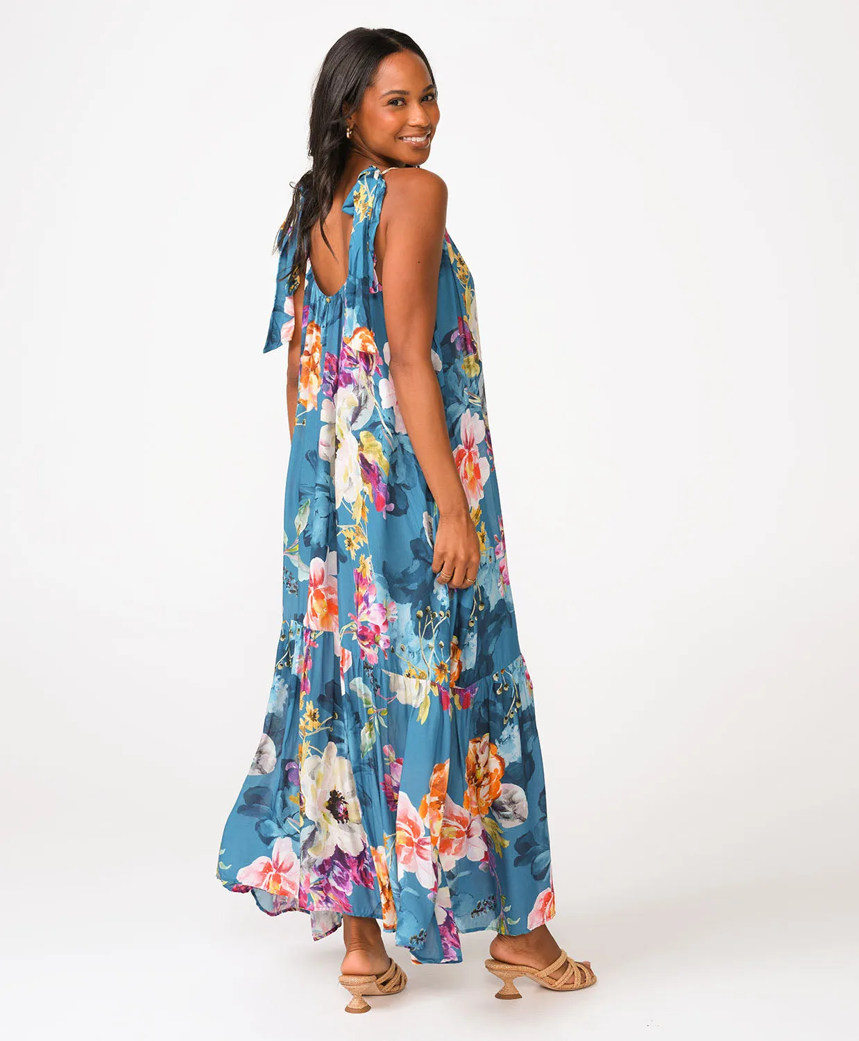 Spiritual Bloom Leilani Long Dress sold by PQ Swim product image thumbnail 4