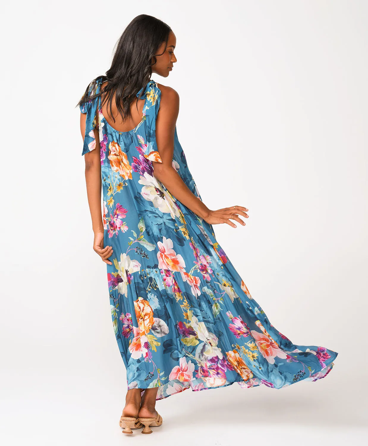 Spiritual Bloom Leilani Long Dress sold by PQ Swim product image thumbnail 3