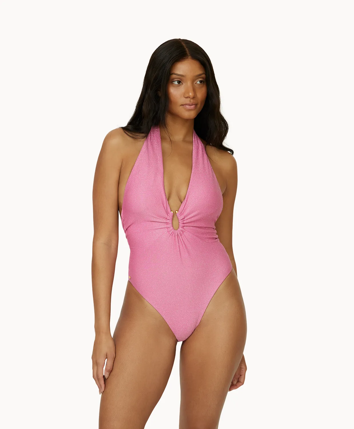 Sorbet Plunge Detail One Piece sold by PQ Swim