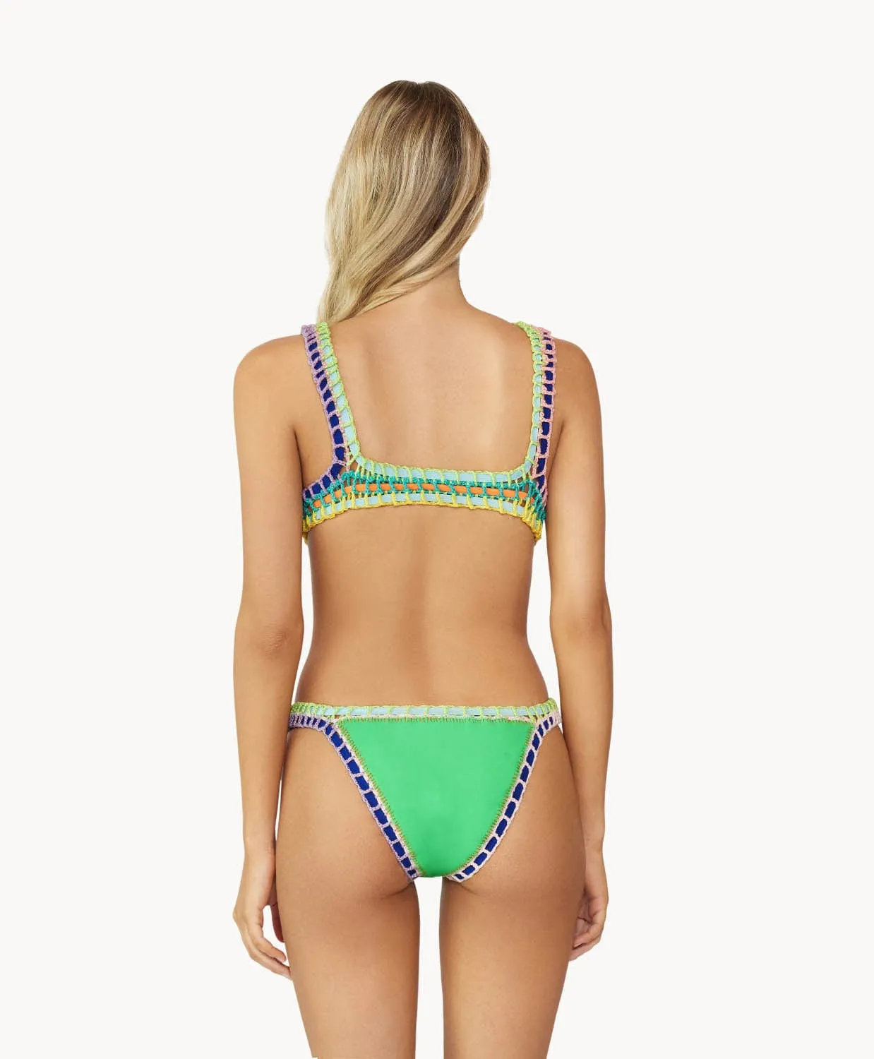 Ferrarini by PQ Swim Green Crochet Bottom sold by PQ Swim