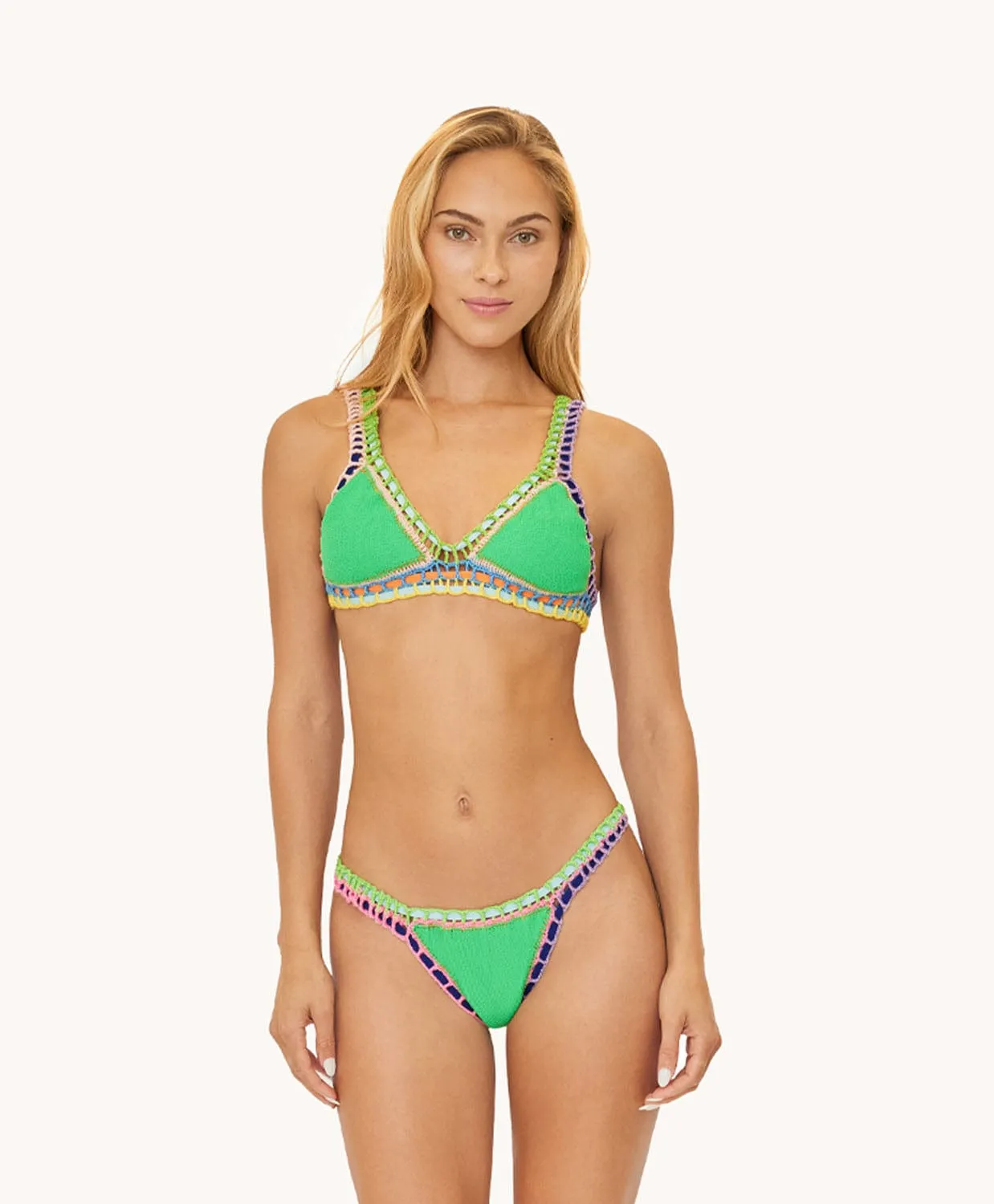 Ferrarini by PQ Swim Green Crochet Bottom sold by PQ Swim product image thumbnail 3