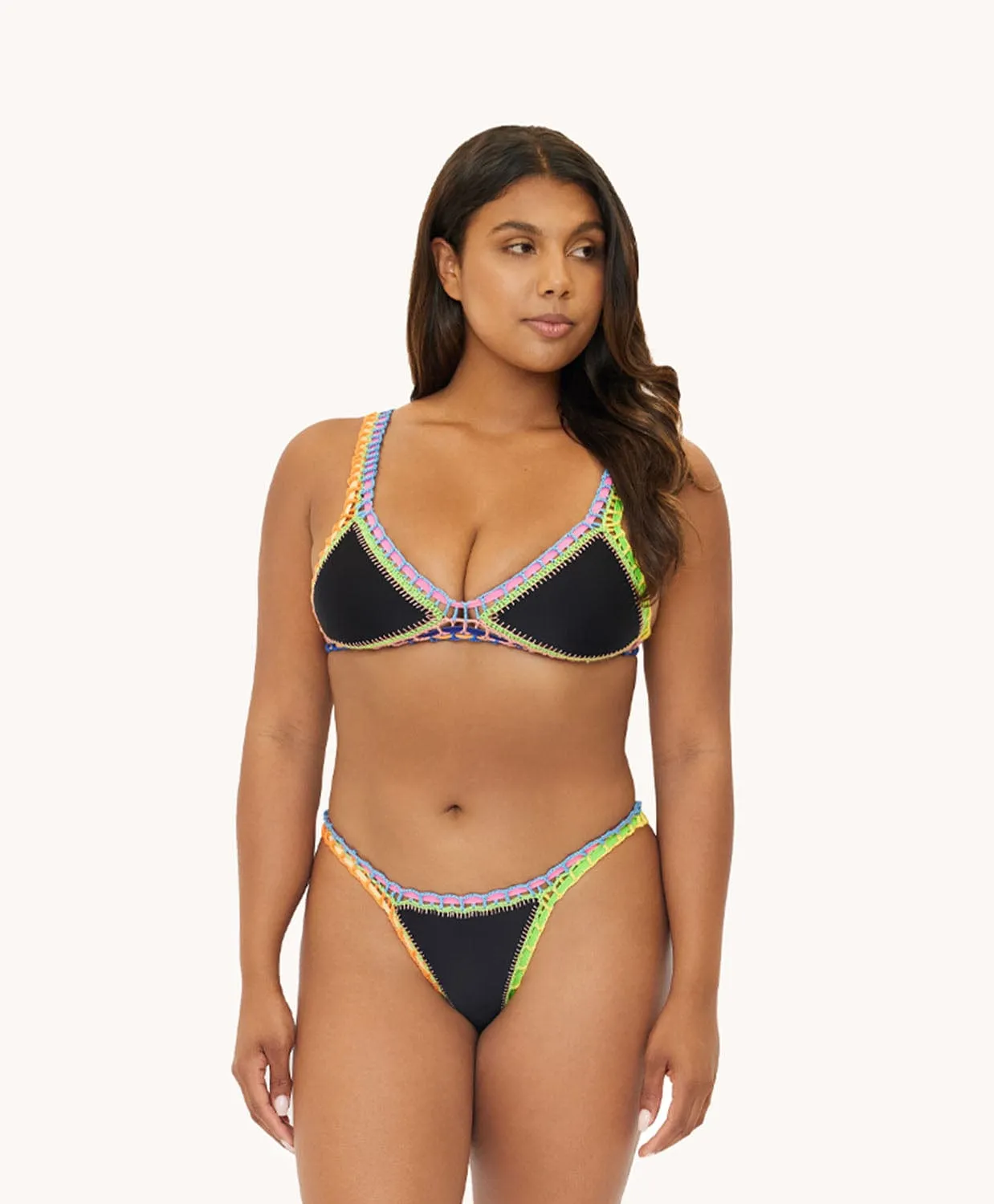 Ferrarini by PQ Swim Black Crochet Bottom sold by PQ Swim product image thumbnail 3