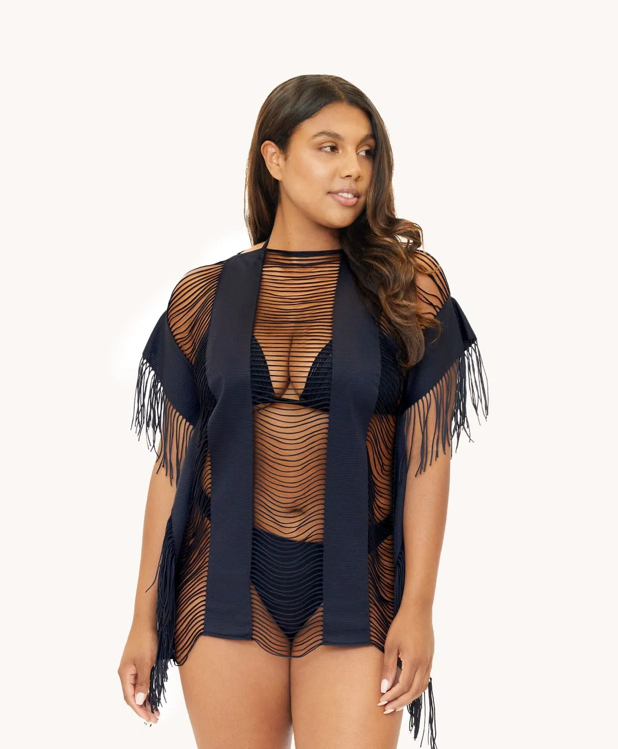 Black Monique Cover Up sold by PQ Swim product image thumbnail 5