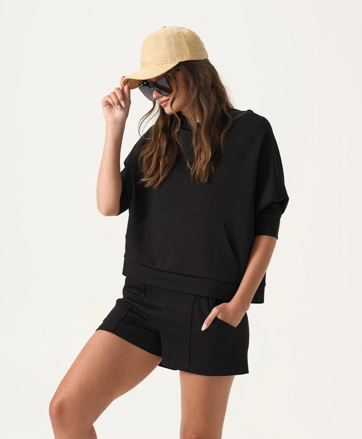 Black Vacay Short sold by PQ Swim