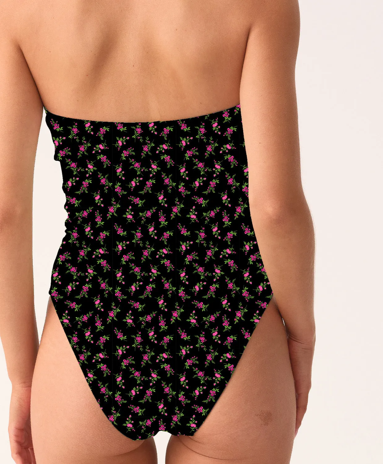 Rosebud Lettuce Edge Strapless Ring One Piece sold by PQ Swim product image thumbnail 4