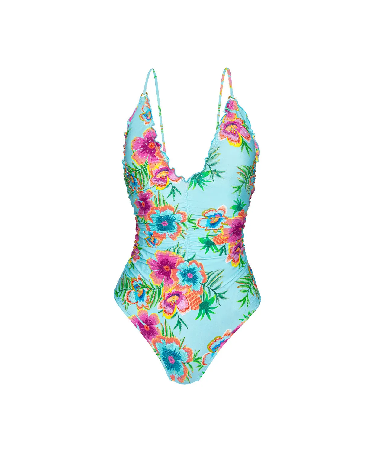 Solana Embroidered Lettuce Edge Penelope One Piece sold by PQ Swim product image thumbnail 2