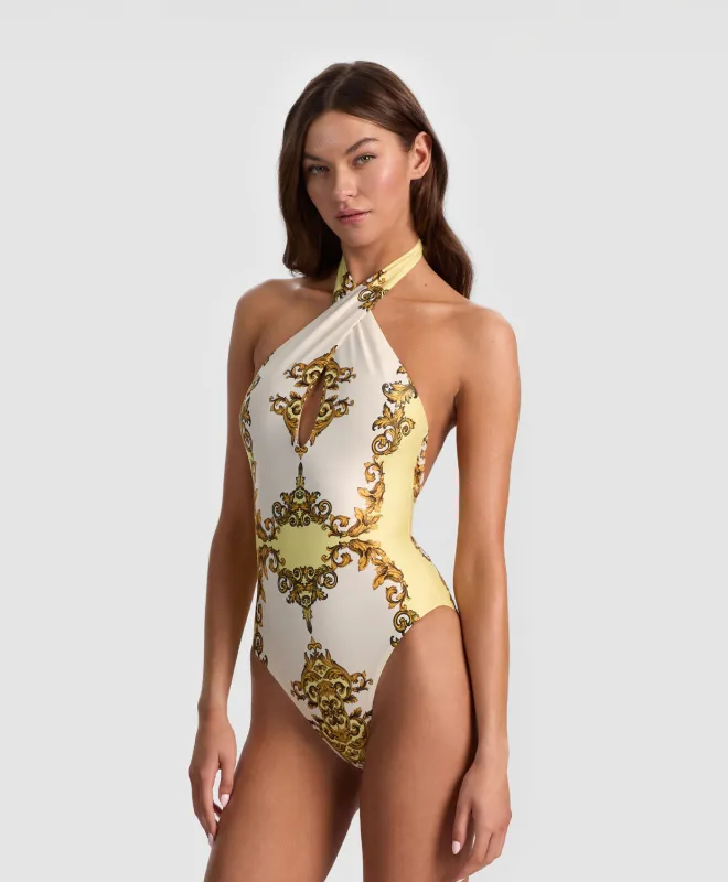 A+O x PQ Golden Coast Cross Front One Piece made by PQ Swim