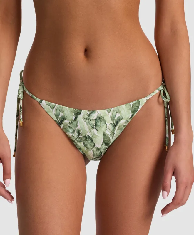 A+O x PQ Floral Palm Tie Side Bottom made by PQ Swim